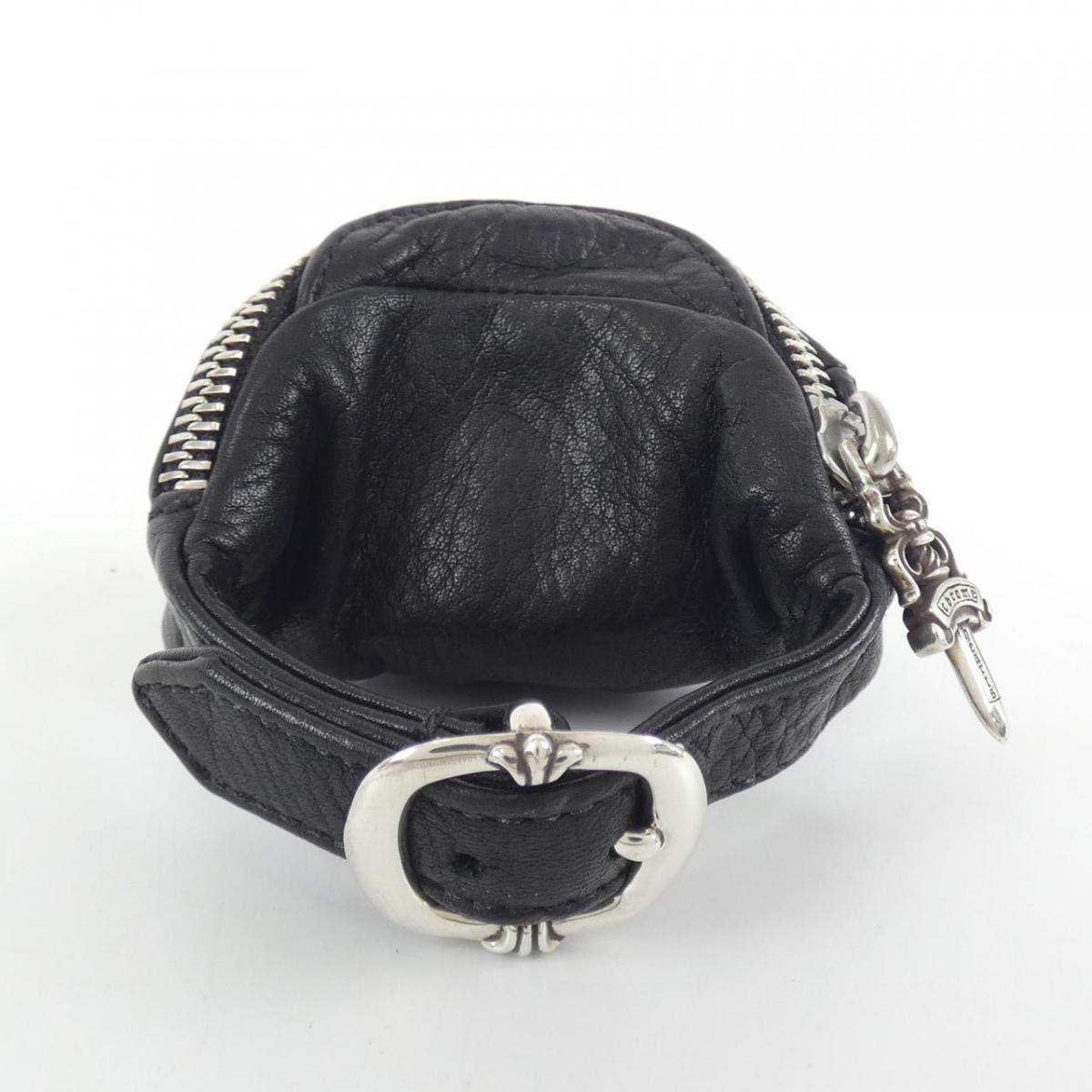 Chrome Hearts Chrome Hearts Black Leather Pouch Wristband Size ONE SIZE - 3 Thumbnail