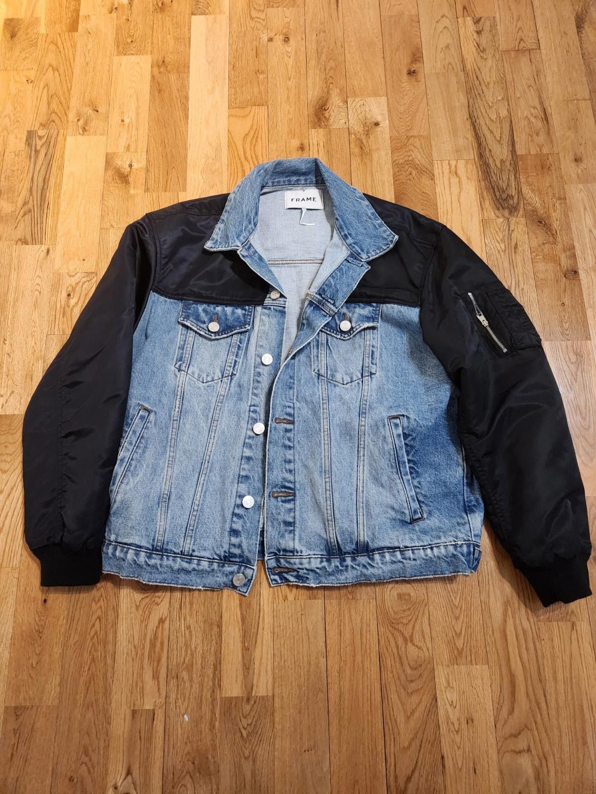Frame Frame Colorblock Twofer Denim Jacket Men's Large Size US L / EU 52-54 / 3 - 1 Thumbnail