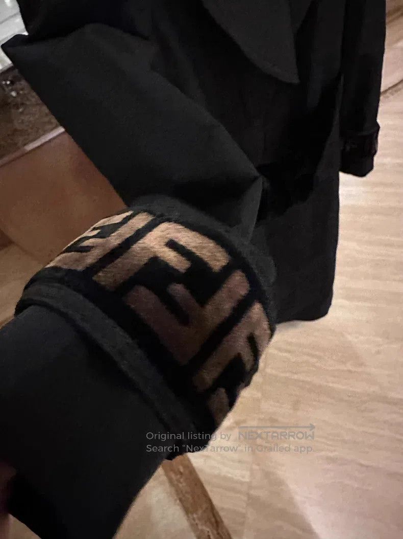Fendi Fendi Windbreaker Jacket with Velvet Material Size XXS / US 00 / IT 34 - 5 Thumbnail