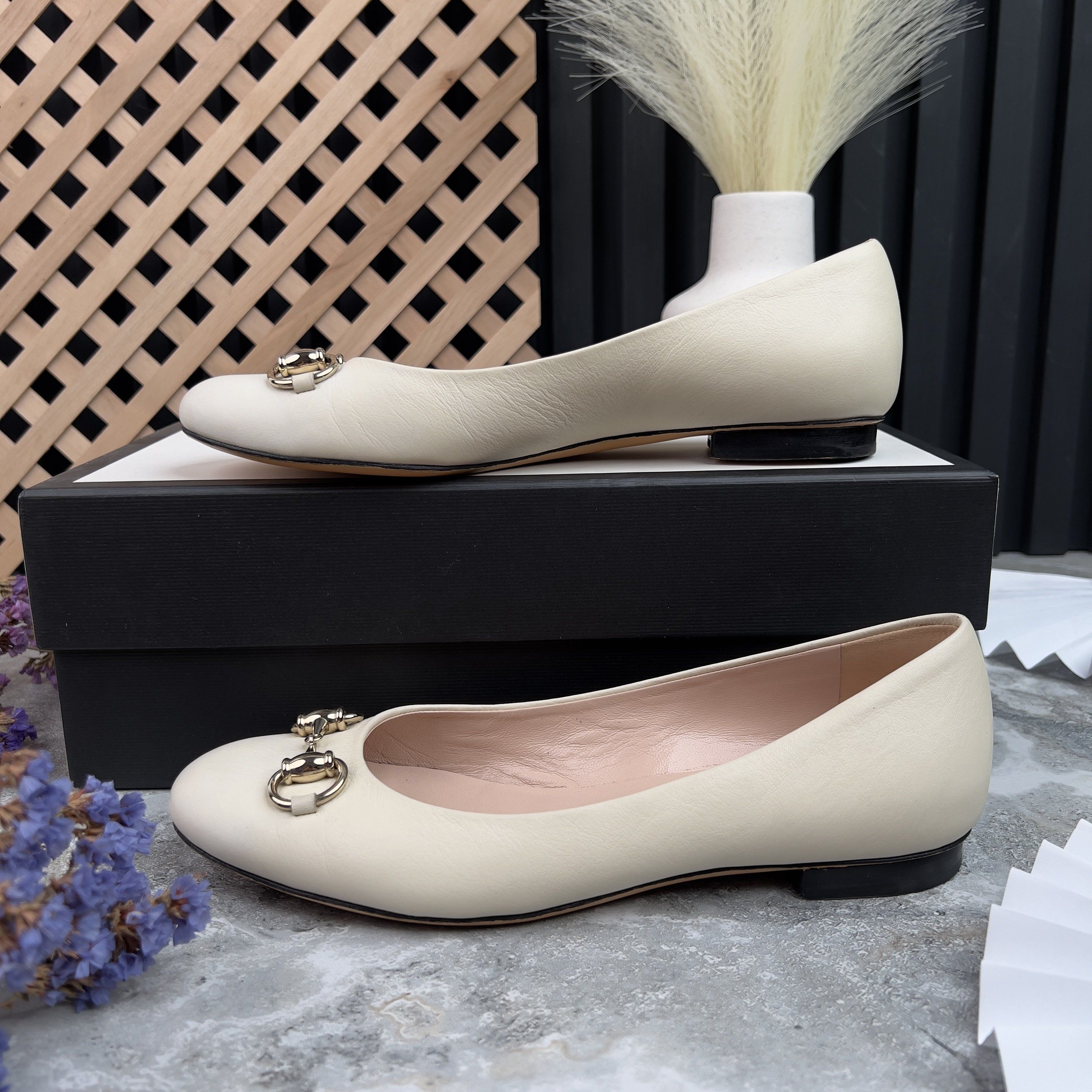 Gucci Ballerines Horsebit Ballet Flats Leather Size US 6.5 / IT 36.5 - 5 Thumbnail