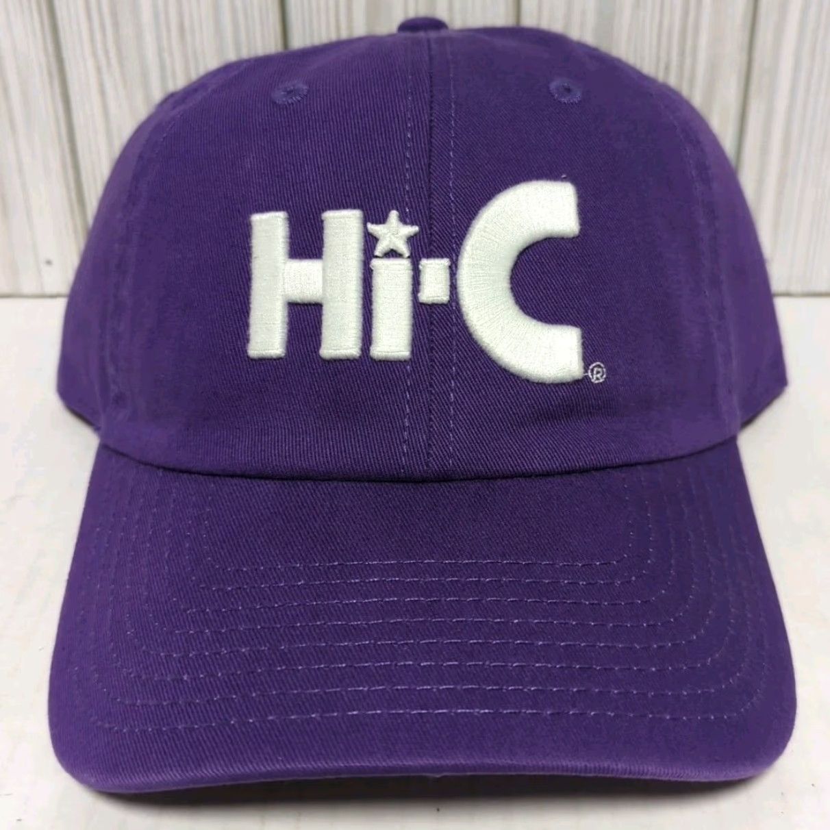 American Needle American Needle Hat Cap Strap Back Coca Cola Hi-C Purple Drink Baseball Cap Mens Adjustable Breathable Cotton Polyester One Size Classic Vintage No Size ONE SIZE - 2 Thumbnail