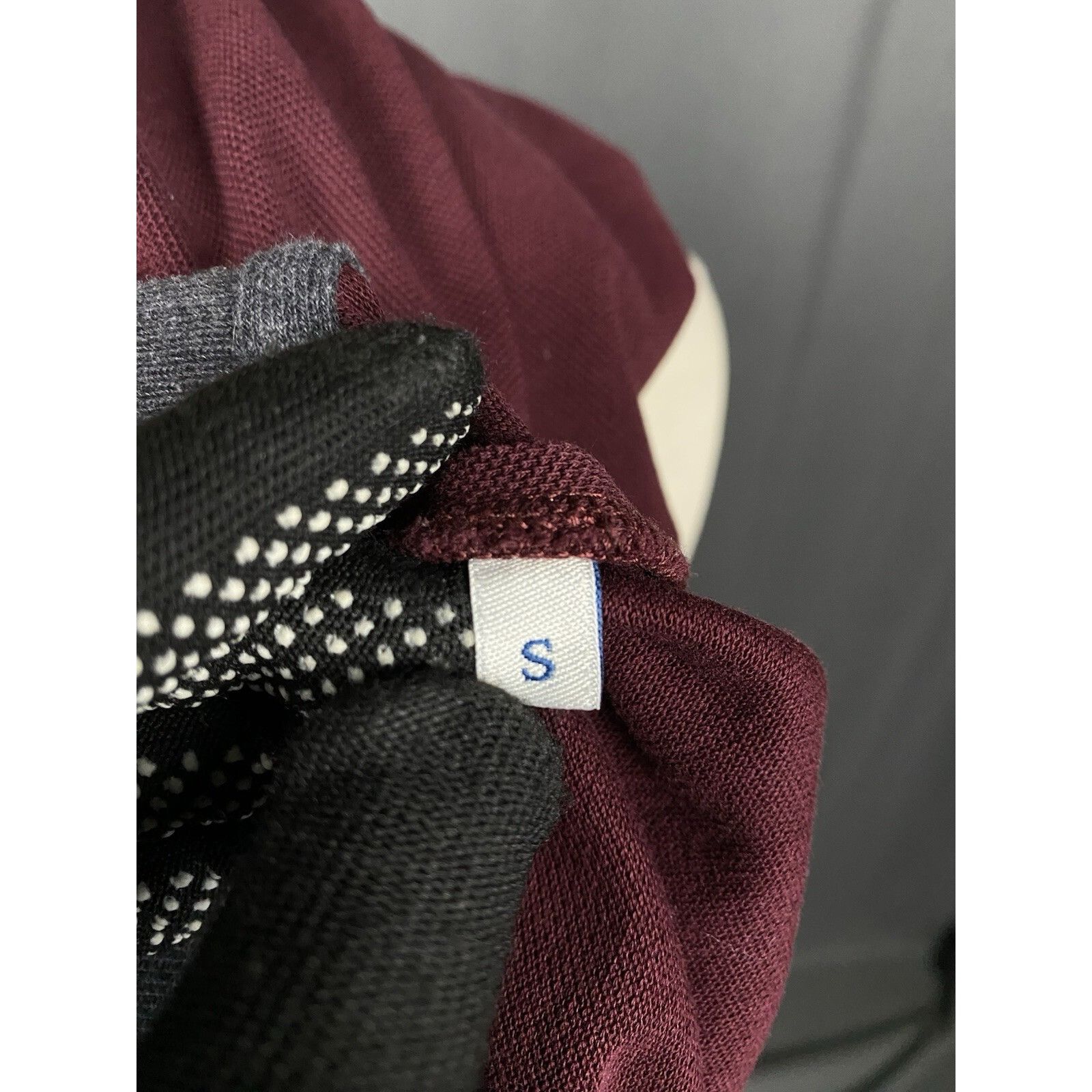 Moncler Moncler Maglia Men's Purple Collared Polo Sweater Size S Size US S / EU 44-46 / 1 - 13 Thumbnail