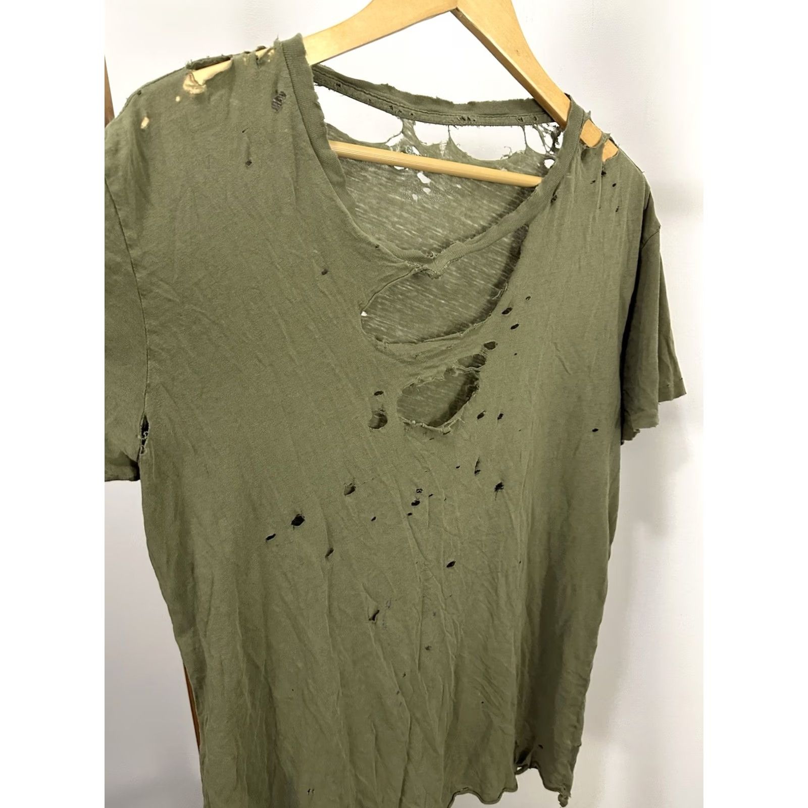 Gap VTG Gap T-Shirt Mens M Green Distressed WIP Workwear Grunge Short Sleeve Size US M / EU 48-50 / 2 - 3 Thumbnail