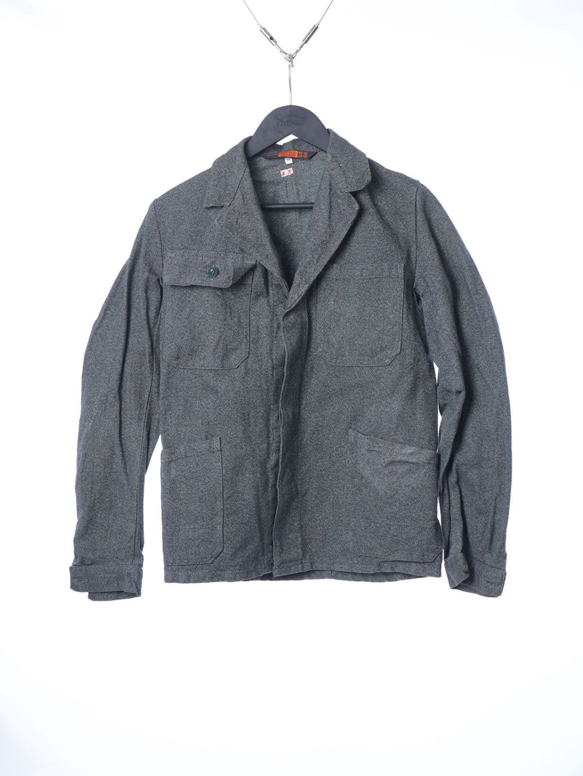 Unsound Rags 70s 80s Vintage Fischer Swiss French Chore Work Jacket Size US S / EU 44-46 / 1 - 1 Thumbnail