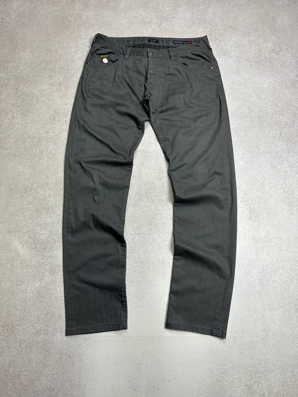 Armani Vintage Armani Metal Logo Gray Denim Jeans Pants 34 Size US 34 / EU 50 - 5 Thumbnail