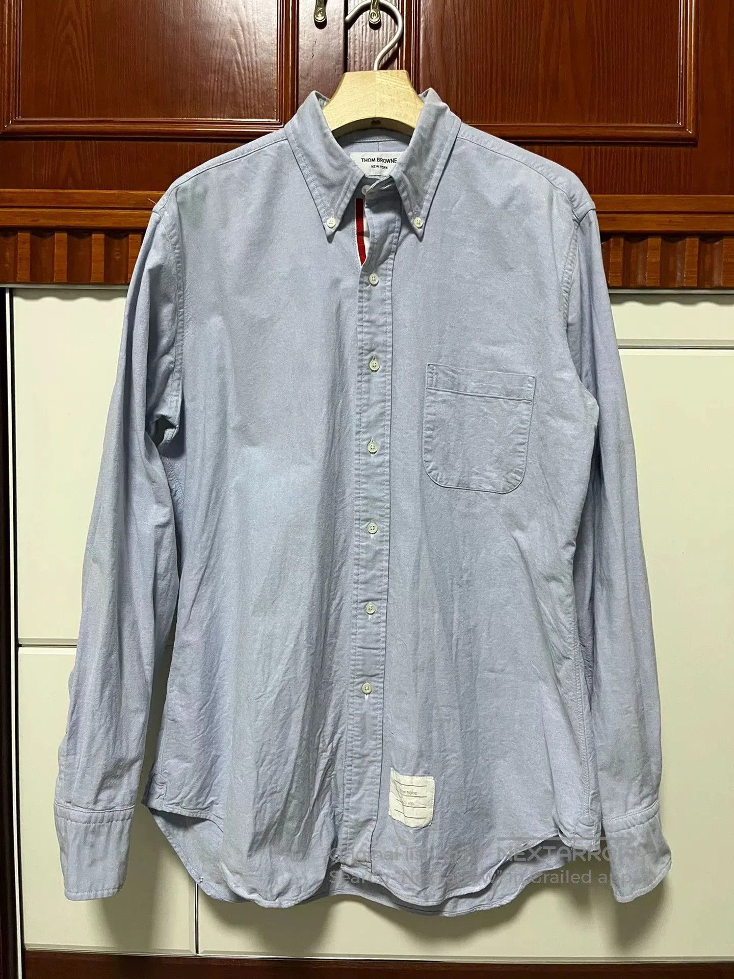 Thom Browne Thom Browne Men's Oxford Cotton Shirt. Size US XL / EU 56 / 4 - 1 Thumbnail