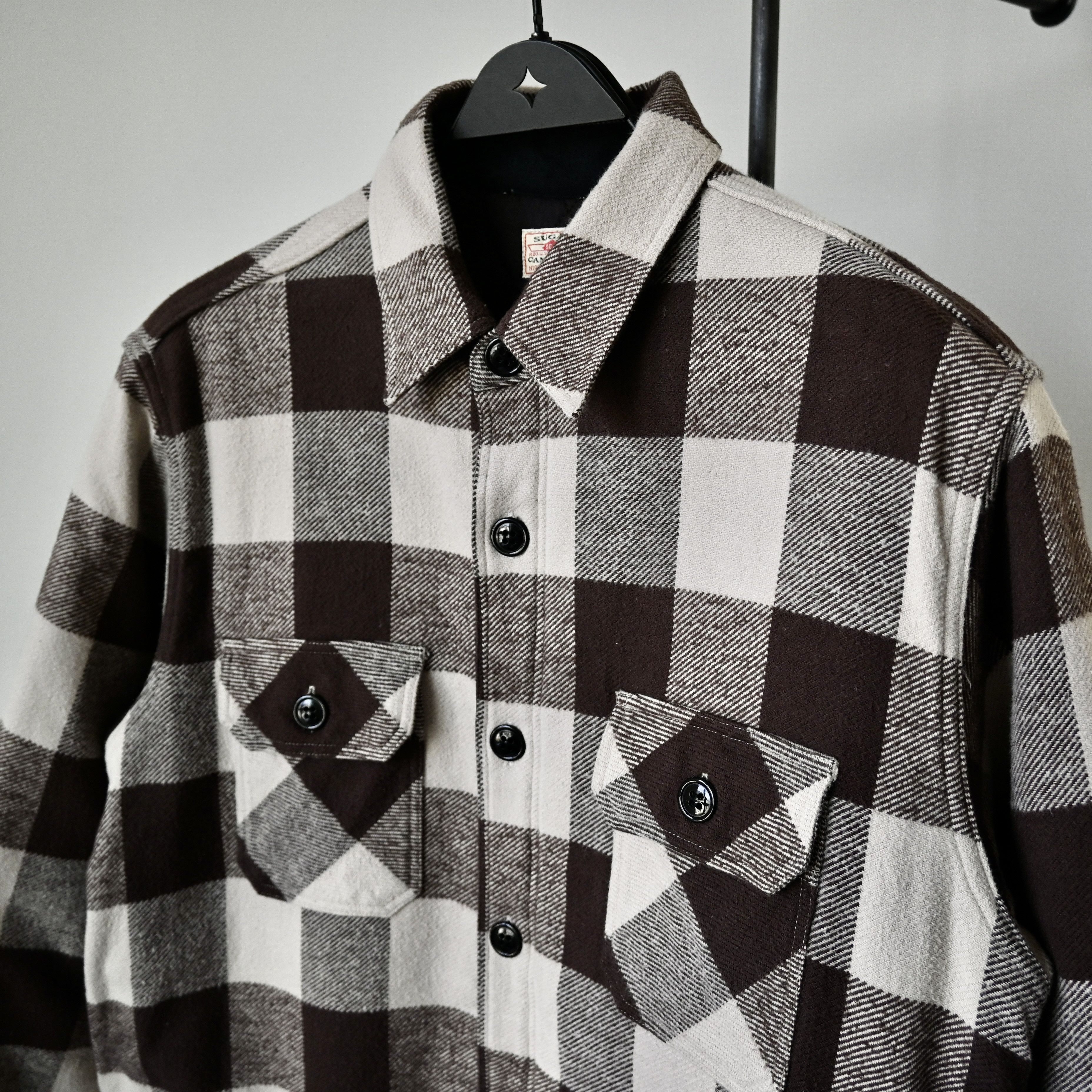 Sugar Cane SUGAR CANE flannel shell "C.P.O. Shirt Jacket" made in Japan Size US M / EU 48-50 / 2 - 6 Thumbnail