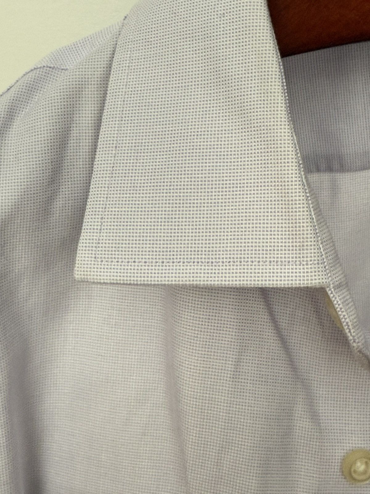 Banana Republic New Banana Republic lilac Dress Shirt with Subtle Pattern Size US L / EU 52-54 / 3 - 3 Thumbnail