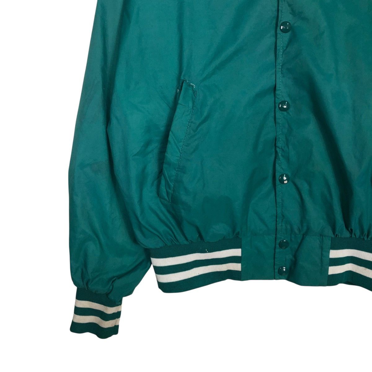 Vintage 🔥VINTAGE BOMBER JACKET DALLAS EMBLEM MFG DOLPHIN BIG LOGO Size US L / EU 52-54 / 3 - 6 Thumbnail