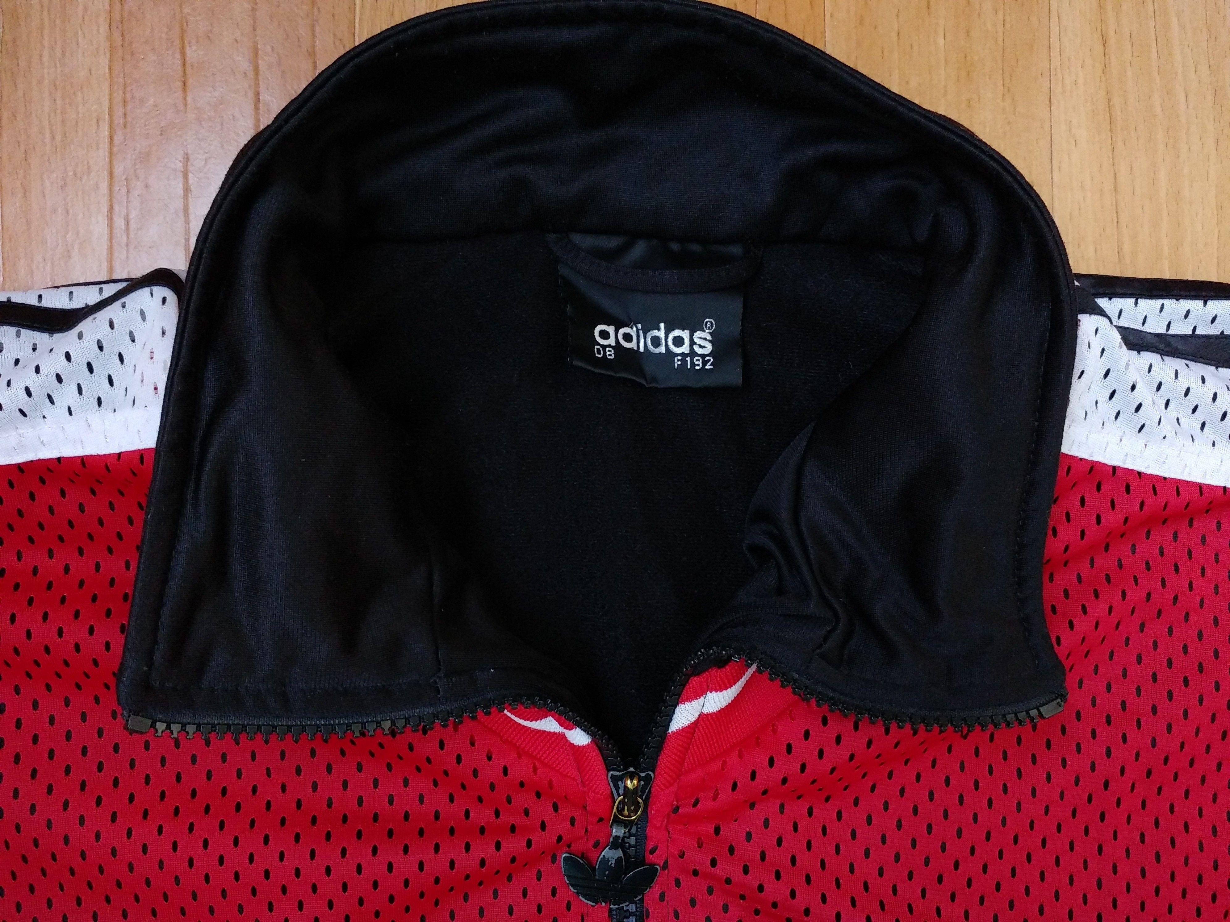Adidas × Vintage ADIDAS jacket, vintage track top 90s hip hop Run DMC size L Size US L / EU 52-54 / 3 - 15 Thumbnail
