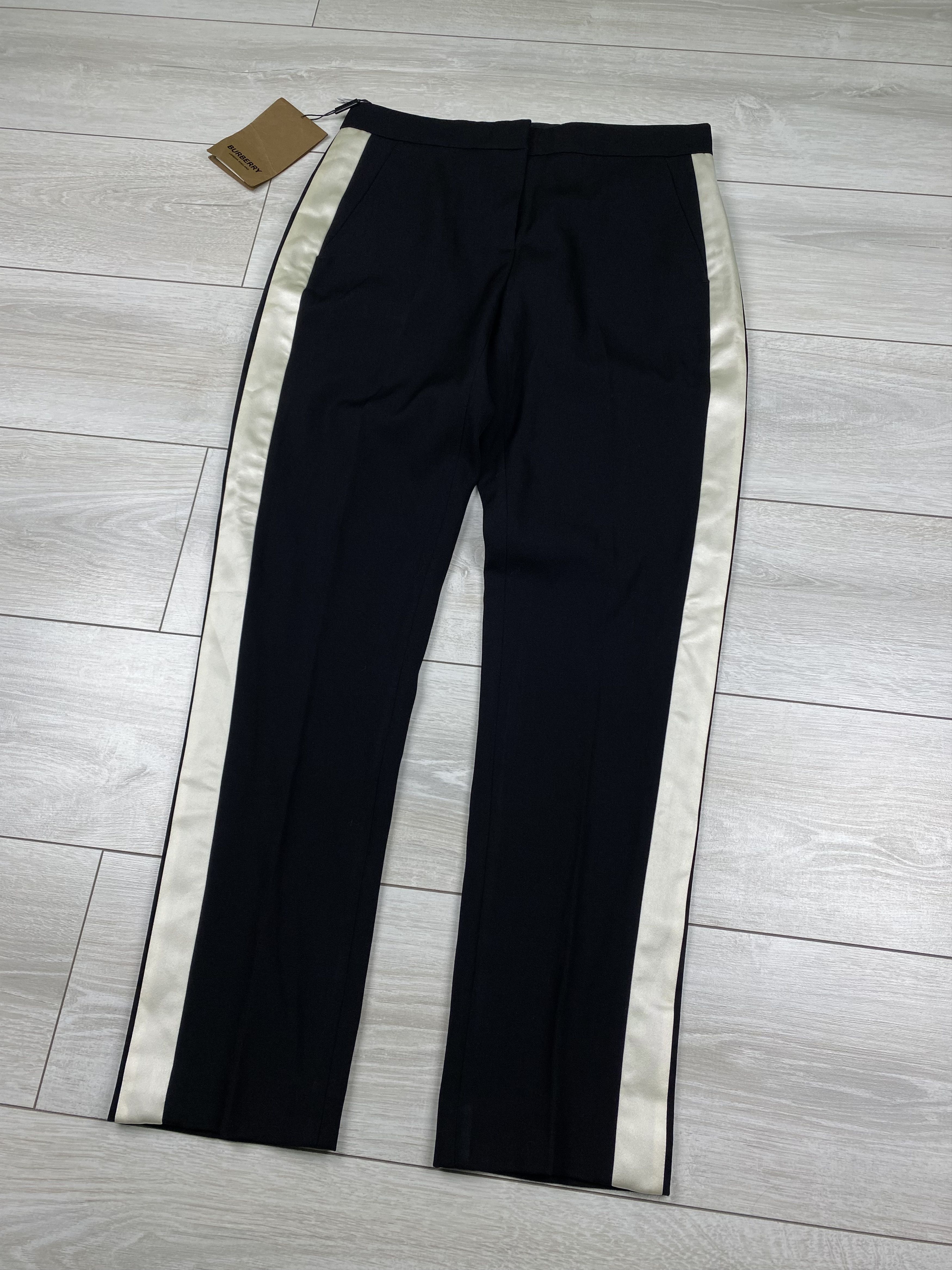 Burberry Burberry Hanover Stripe Wool Stright Fit Tailored Trousers Size 27" / US 4 / IT 40 - 2 Thumbnail