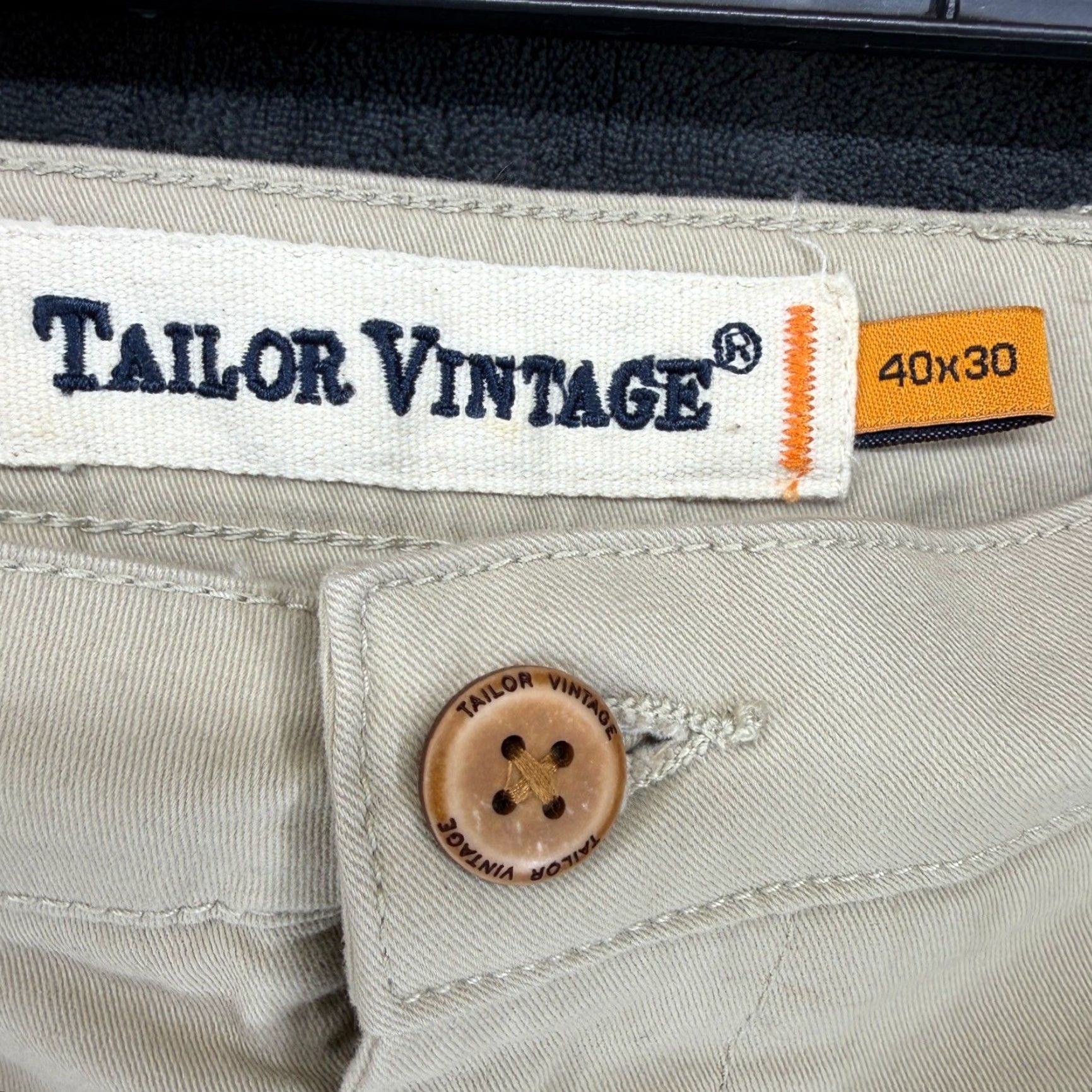 Vintage VINTAGE Tailor Vintage Traveler Pant Greenwich Slim Fit Khaki Tan AIROTEC Mens 40x30 NEW Size US 40 / EU 56 - 4 Thumbnail