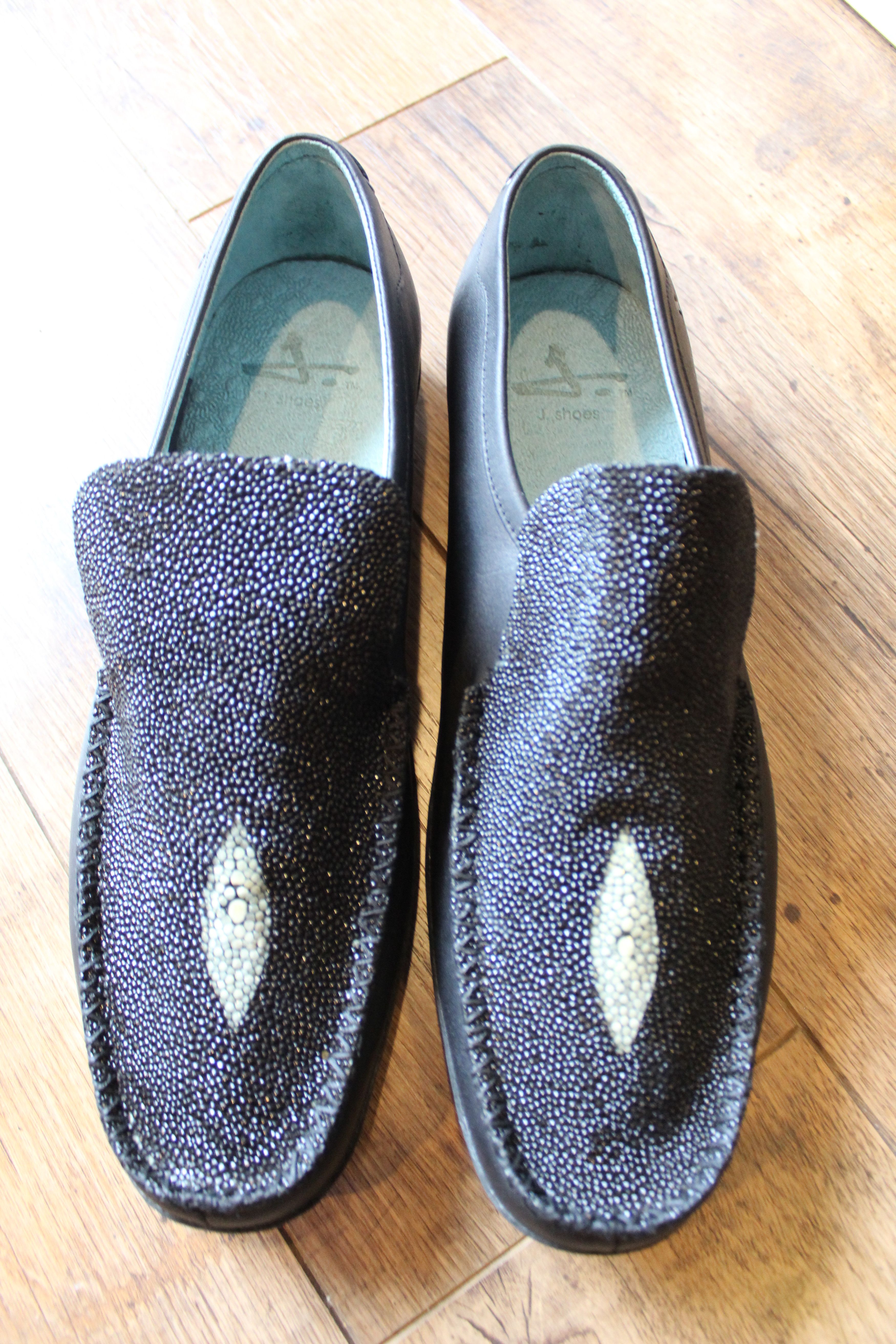 J Shoes J SHOES Regent #6866 – Rare Stingray Loafer Size US 11 / EU 44 - 7 Thumbnail