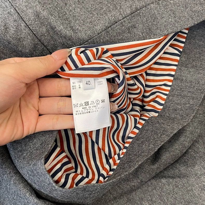Thom Browne Thom Browne Gray half-length skirt Size 26" / US 2 / IT 38 - 4 Thumbnail