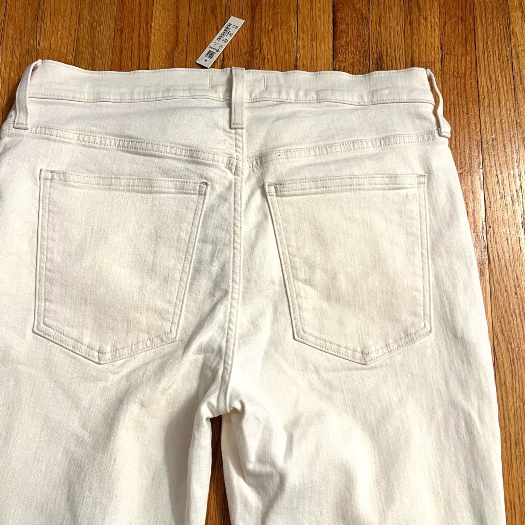Madewell Madewell Jeans Women 30 Kick Out Full Length Straight Leg White Pants Size 30" / US 8 / IT 44 - 5 Thumbnail