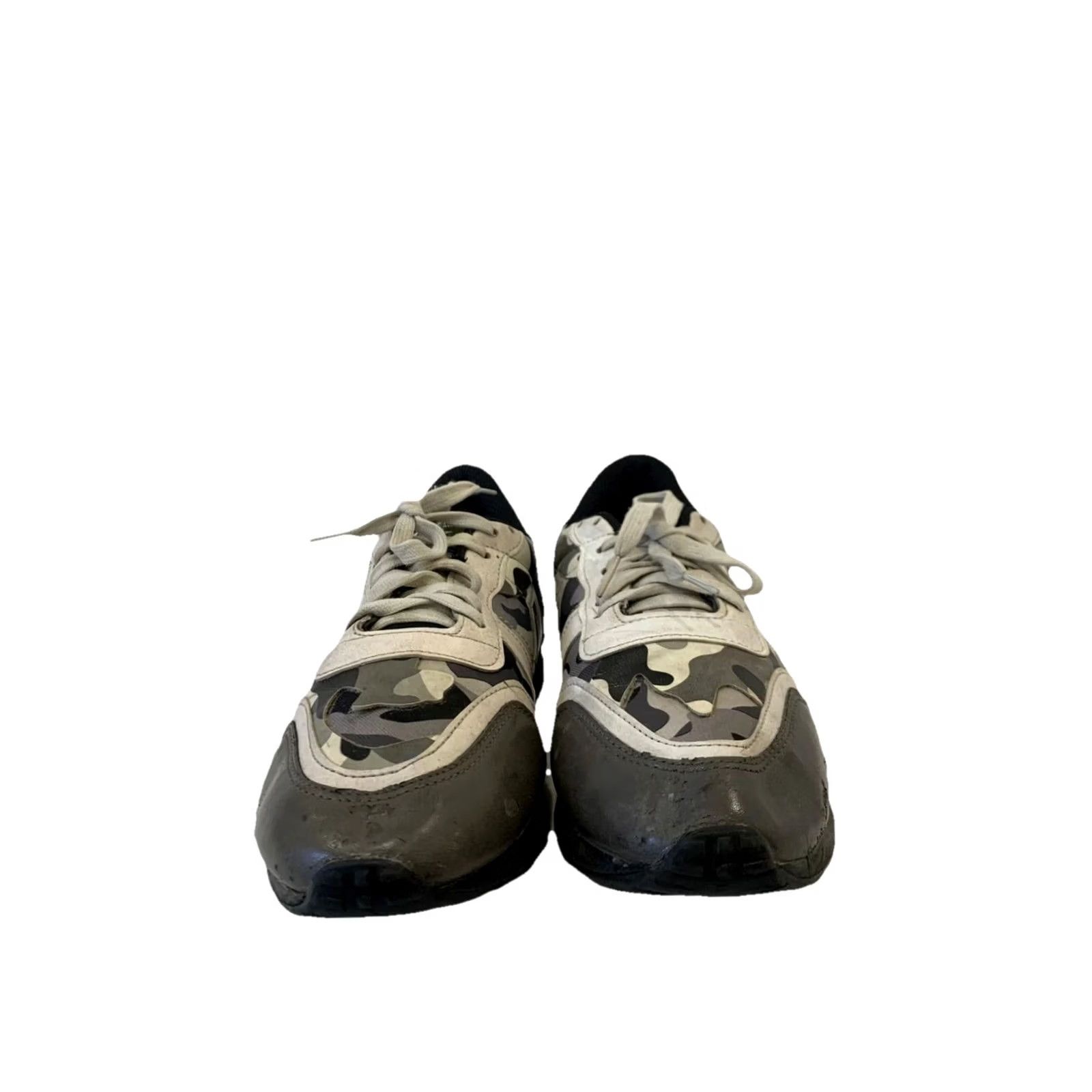 Valentino Valentino Garavani Rockrunner Sneaker Men EU 40 US 7 Camouflage Leather Multicolor Gray Green 2010s Mens Size US 7 / EU 40 - 2 Thumbnail