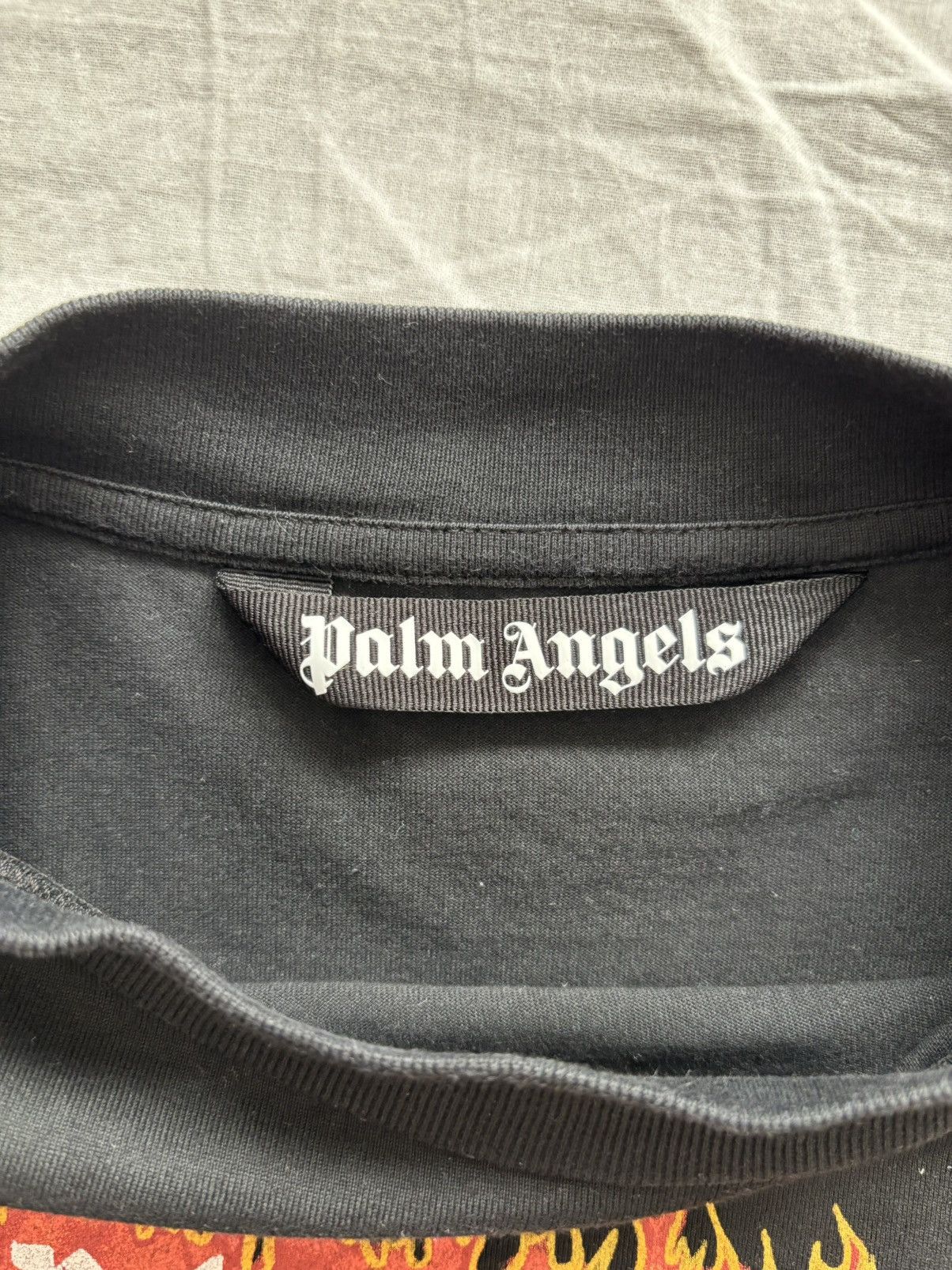 Palm Angels Palm Angels Burning Logo Long Sleeve Tee Size US M / EU 48-50 / 2 - 4 Thumbnail