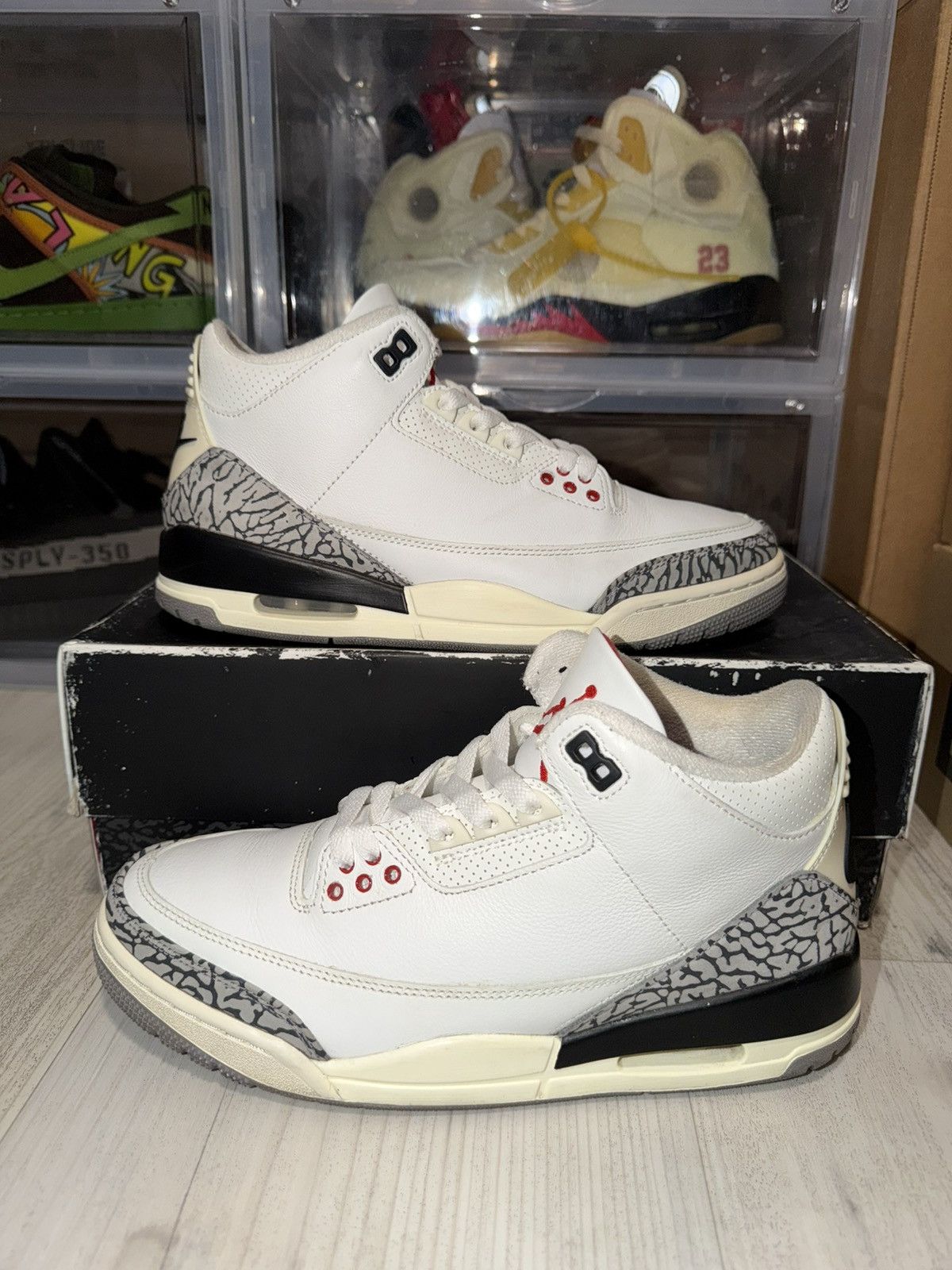Jordan Brand Air Jordan 3 Retro White Cement Reimagined Size US 8 / EU 41 - 2 Thumbnail