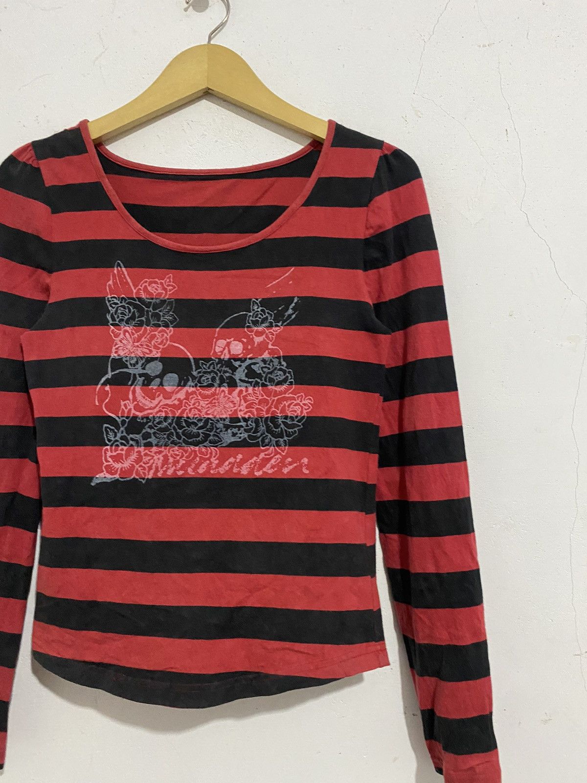 If Six Was Nine 🖤BLACKDAY🖤Japanese stripe skull flower archived styled Size US S / EU 44-46 / 1 - 2 Thumbnail