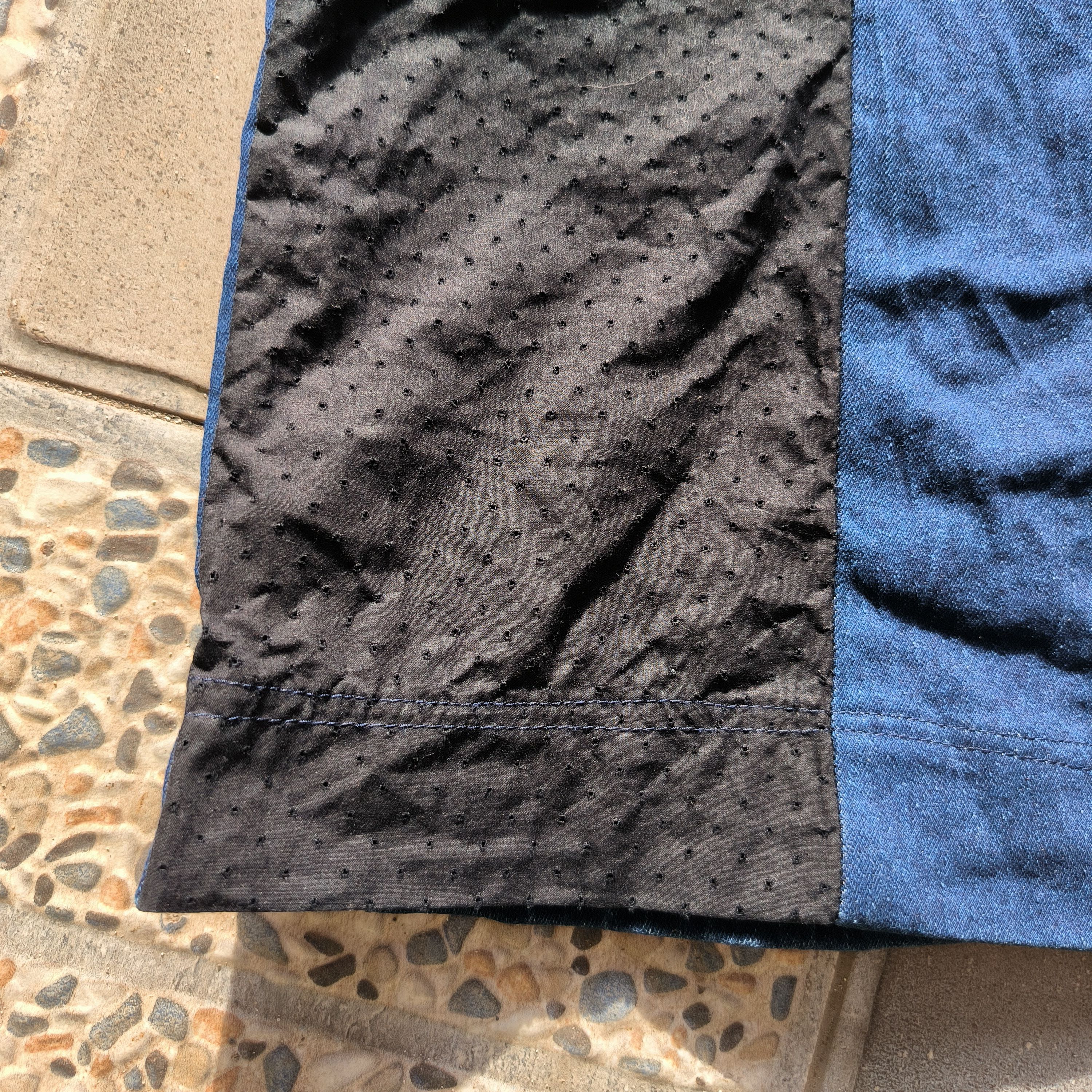 Japanese Brand THEILMA Denim Hybrid Wide Pants Size 24" / US 00 / IT 34 - 2 Thumbnail