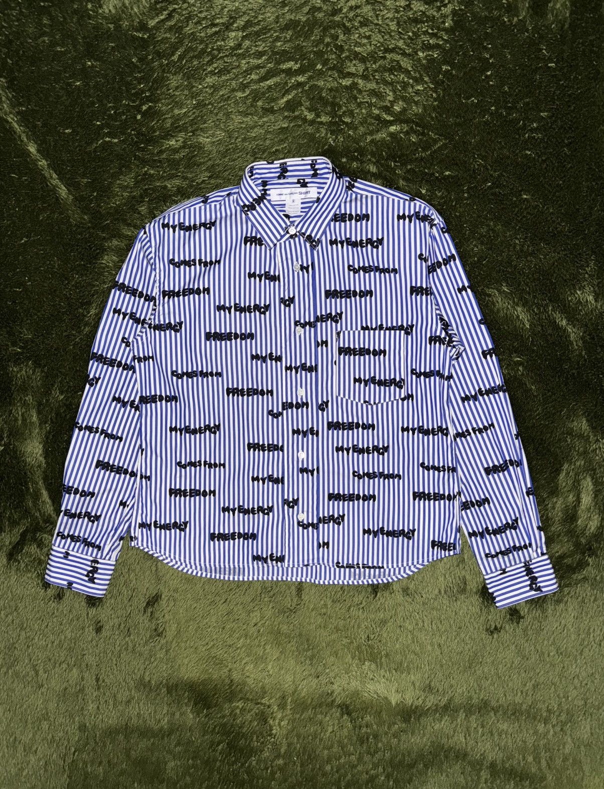 Comme des Garcons SHIRT [M] COMME des GARÇONS Shirt 24AW FRANCE MADE Lettering Shirt Size US M / EU 48-50 / 2 - 1 Thumbnail