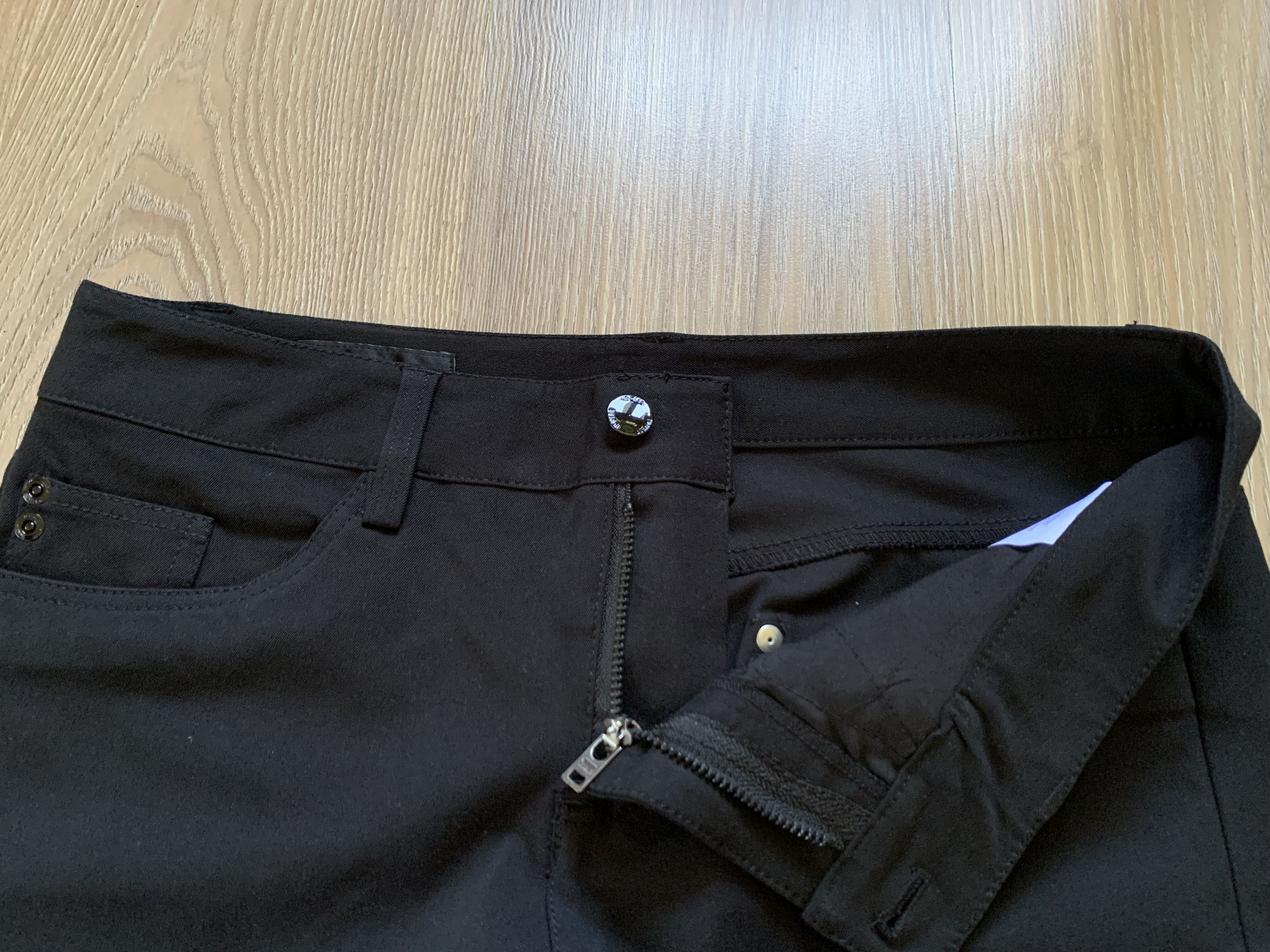 Other InWear Black Stretch Straight Leg Pants Size 30" / US 8 / IT 44 - 5 Thumbnail