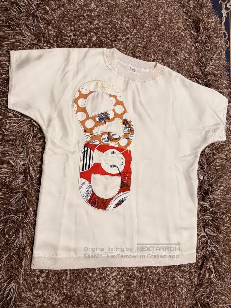 Hermes Hermes Silk Short Sleeve Top Size XS / US 0-2 / IT 36-38 - 3 Thumbnail