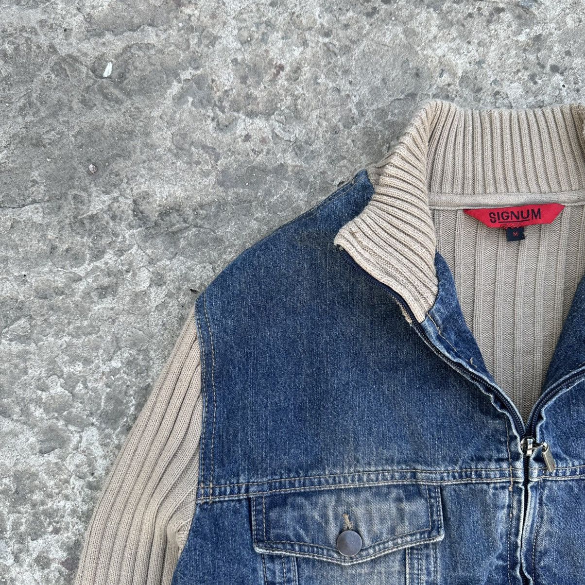 If Six Was Nine Vintage Japanese Style Signum Denim Custom Zip Sweater Y2K Size US M / EU 48-50 / 2 - 3 Thumbnail