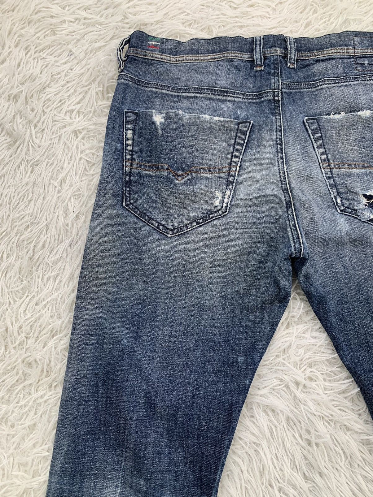 Diesel Distress Diesel Tepphar Slim Carrot Denim Pant Size US 35 - 9 Thumbnail
