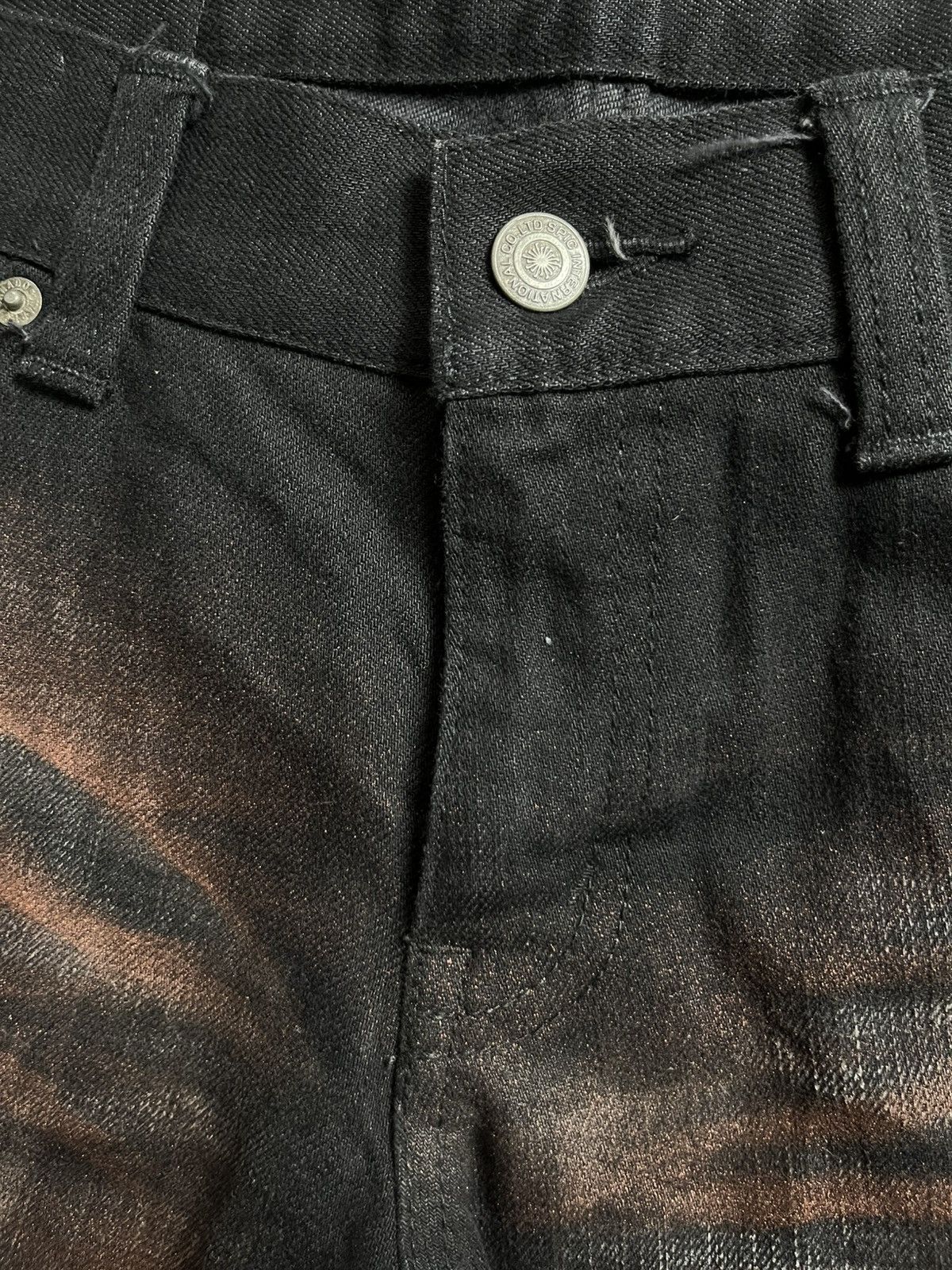 Le Grande Bleu (L.G.B.) 🖤 BINDING OFFER 🖤 tornado mart mudmax flare jeans Size US 31 - 10 Thumbnail