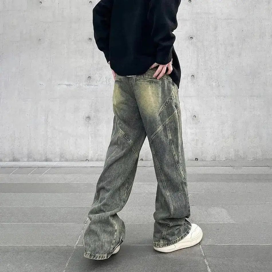 Japanese Brand Y2k flared baggy jeans trousers vintage Size US 34 / EU 50 - 3 Thumbnail