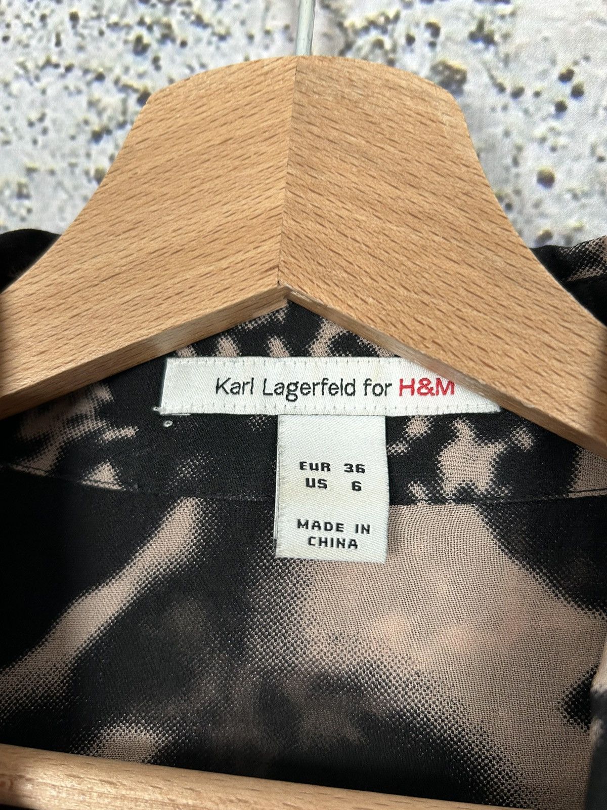 H&M Karl Lagerfeld x H&M Silk Shirt Luxury Avant-garde Rare Size S / US 4 / IT 40 - 5 Thumbnail