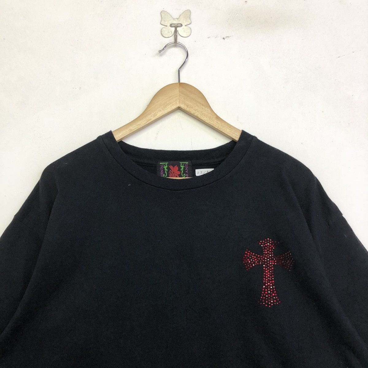 Anime × Japanese Brand Evangelion X Oriental Brand Anime Motive Backhitt Tshirt Size US XL / EU 56 / 4 - 5 Thumbnail