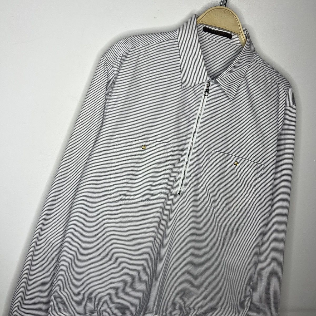 Louis Vuitton Louis Vuitton Light Cotton Anorak Overshirt Jacket Size US L / EU 52-54 / 3 - 3 Thumbnail