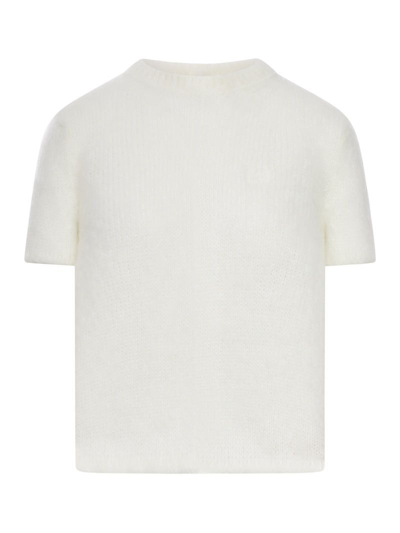 Loewe MOHAIR BLEND SHORT-SLEEVED SWEATER Size XS / US 0-2 / IT 36-38 - 1 Thumbnail