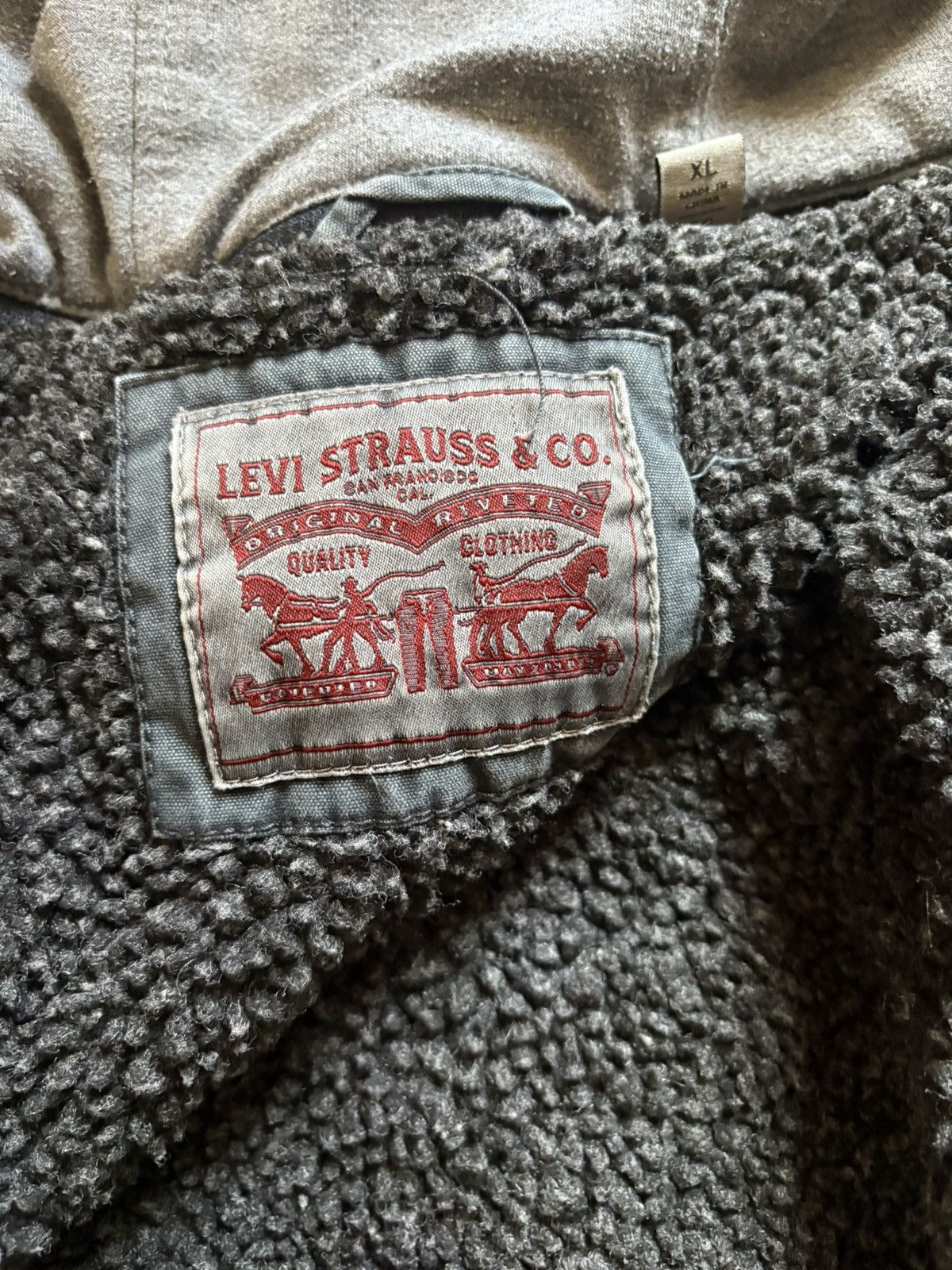 Levi's Levi sherpa lined hoodie Size US XL / EU 56 / 4 - 3 Thumbnail