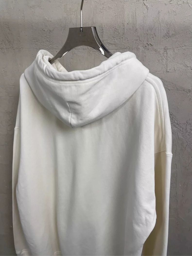 Loewe loewe Beige leather logo hooded sweatshirt hoodie 2506-Next Size US L / EU 52-54 / 3 - 4 Thumbnail