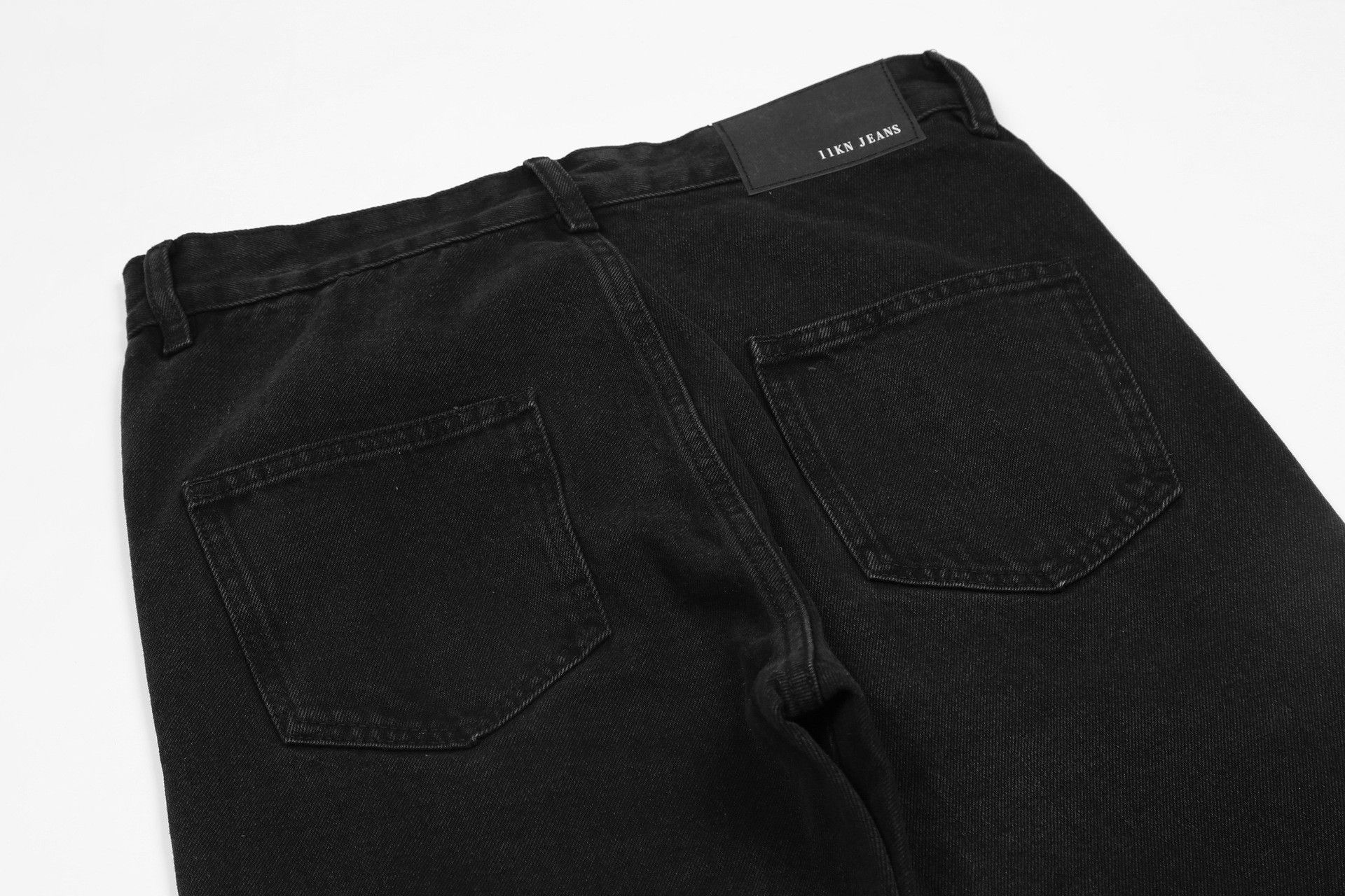 Japanese Brand × Vintage American slim straight casual black flared jeans Size US 32 / EU 48 - 5 Thumbnail