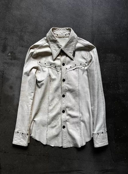 14th Addiction Tribal Portrait Beaded Handcrafted Goatskin Leather Jacket Size US S / EU 44-46 / 1 - 2 Thumbnail