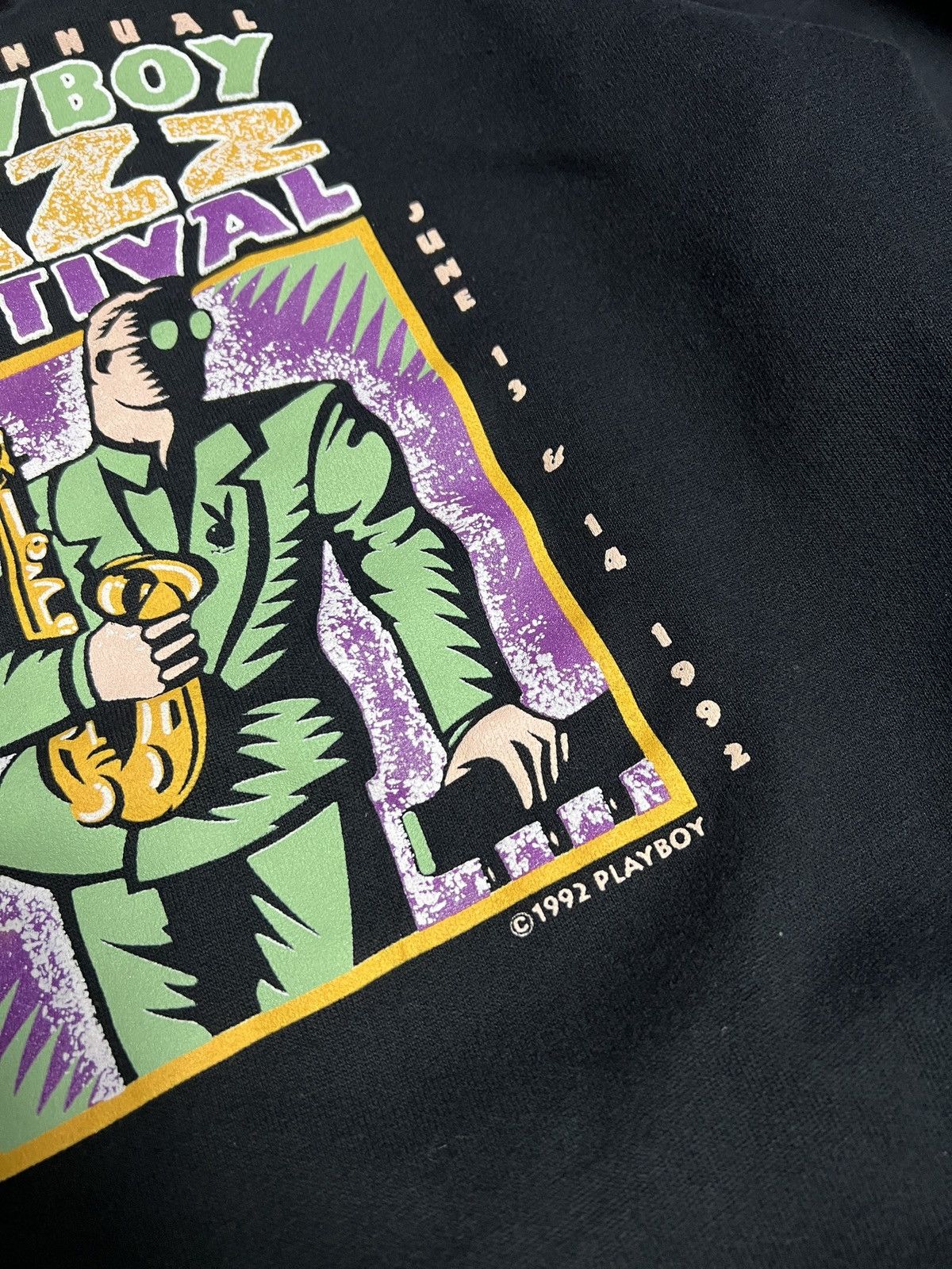 Playboy Vintage 90's Playboy festival Jazz 1992 crewneck Size US M / EU 48-50 / 2 - 8 Thumbnail
