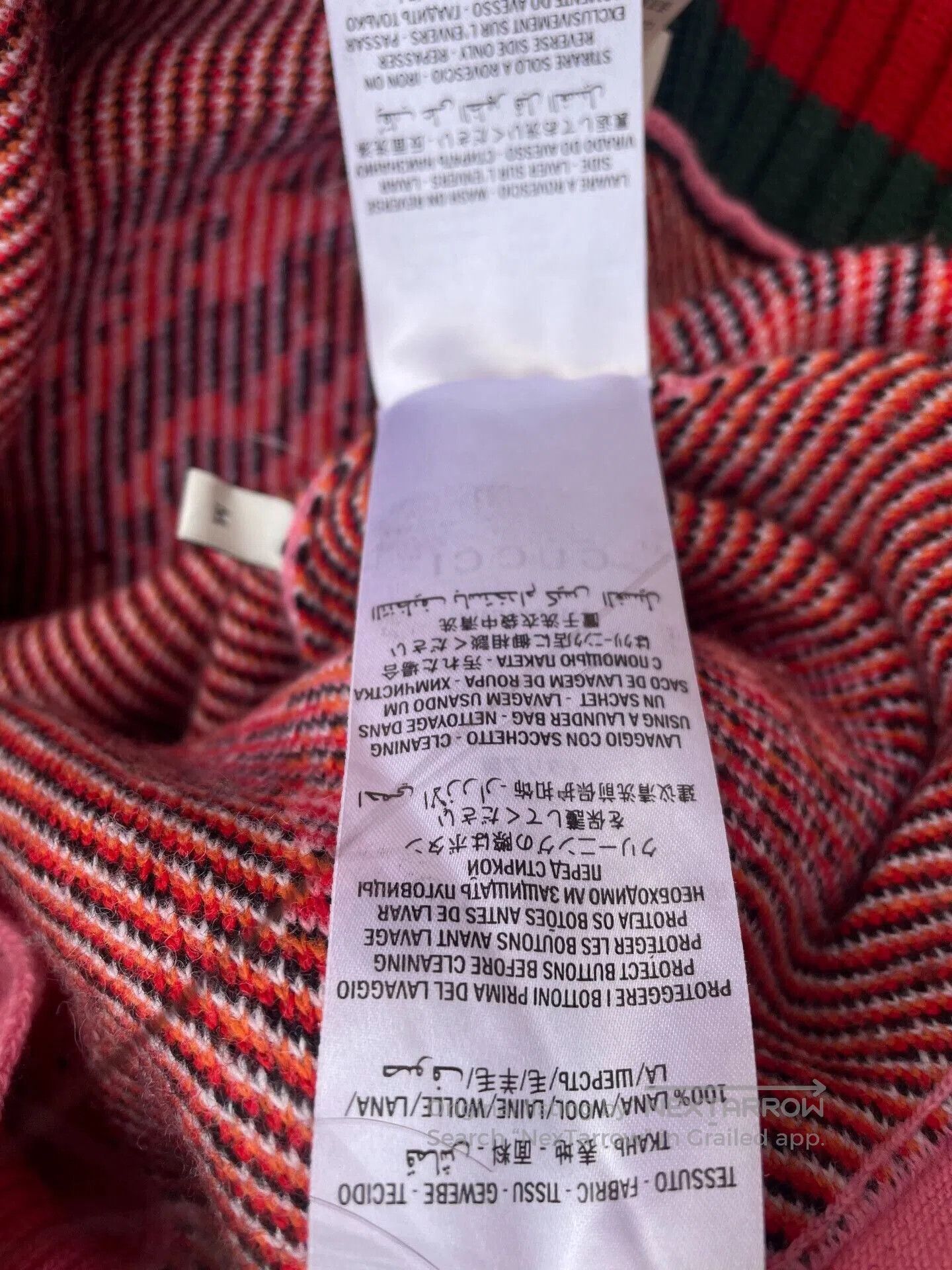 Gucci Gucci Cardigan Sweater in Striped Design. Size XS / US 0-2 / IT 36-38 - 6 Thumbnail