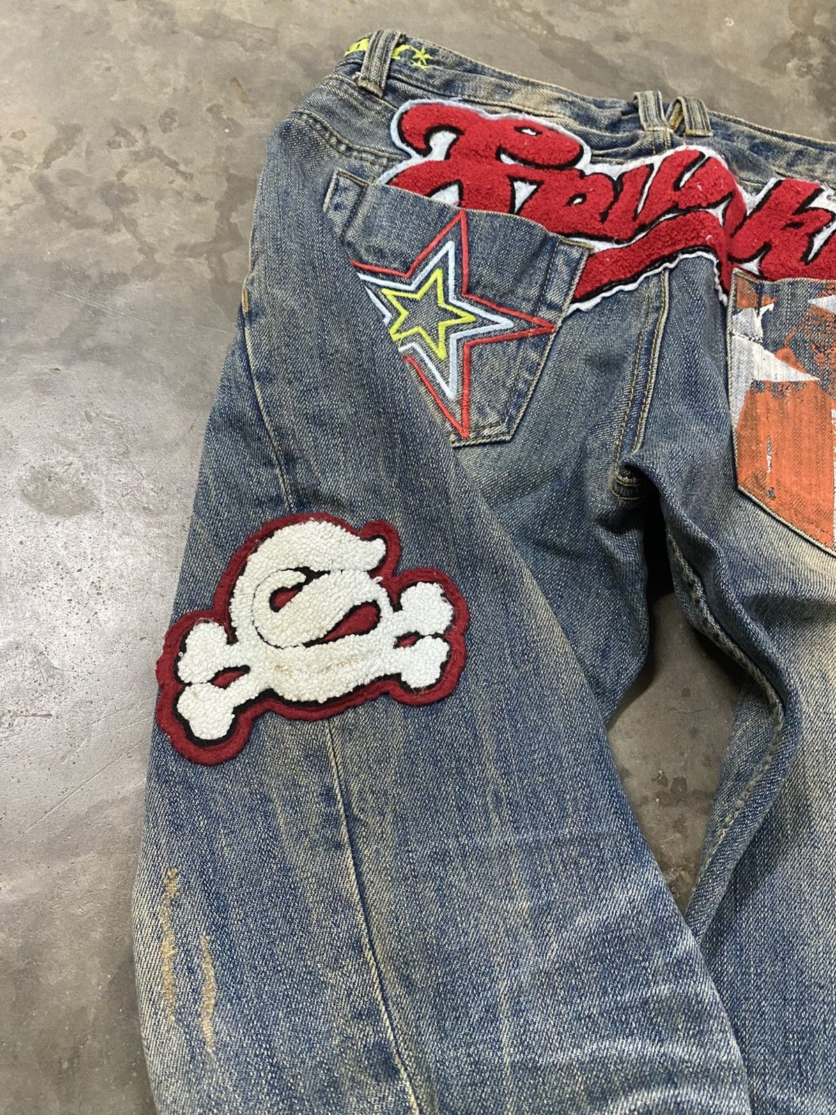 Hysteric Glamour × If Six Was Nine × Japanese Brand Japanese Buzz Spunky I❤️Surf Distressed Denim @264 Size US 30 / EU 46 - 3 Thumbnail