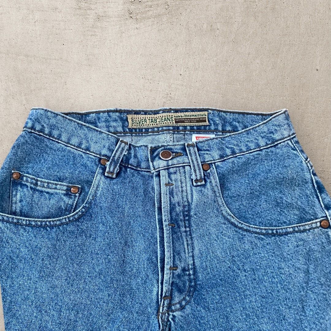 Levi's Vintage Levi's Silver Tab Jorts Button Fly Denim Jean Shorts Size US 29 - 3 Thumbnail