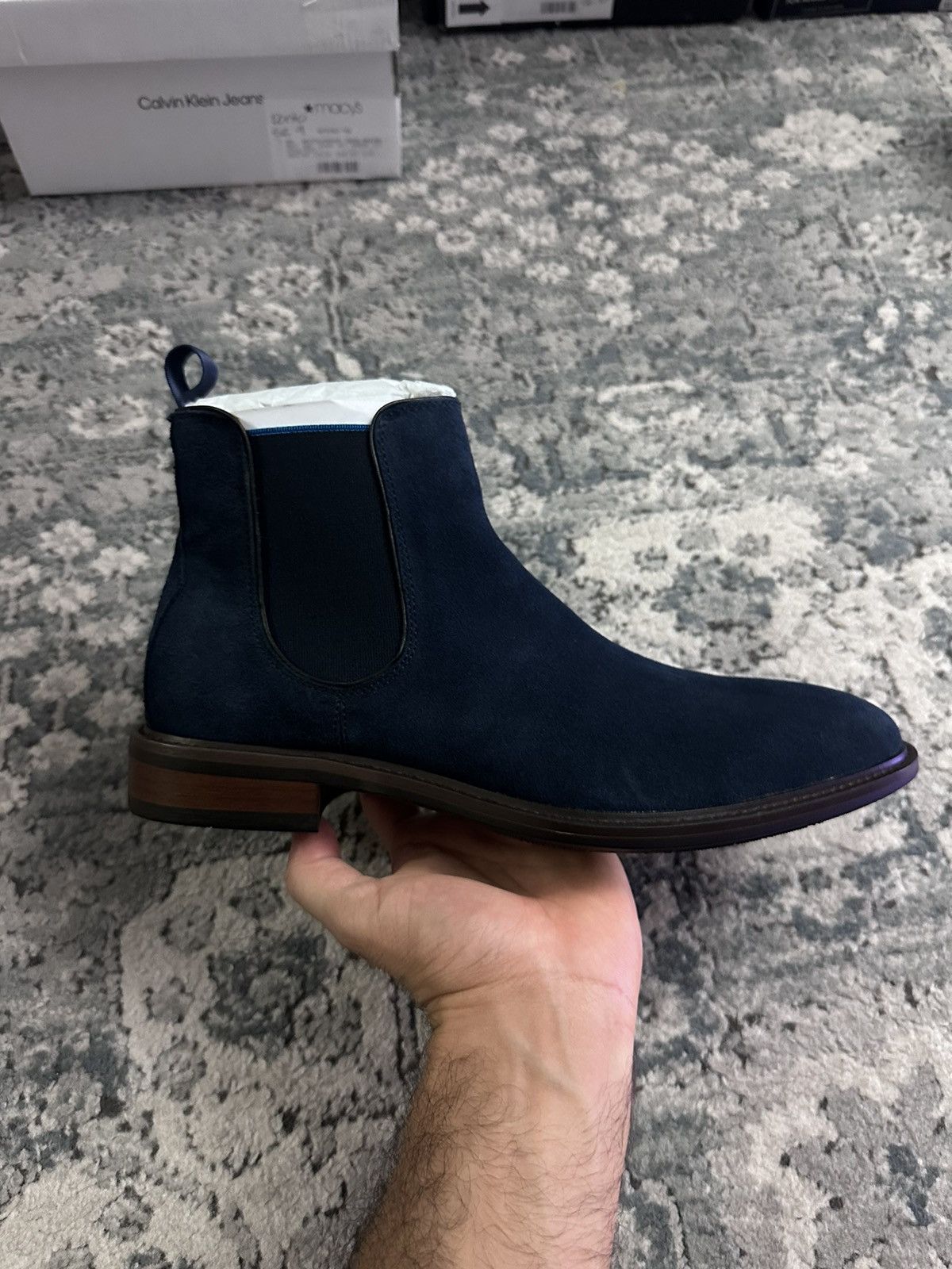 Steve Madden Steve Madden Bronn Chelsea Boots Navy Suede Size 8 Size US 8 / EU 41 - 2 Thumbnail