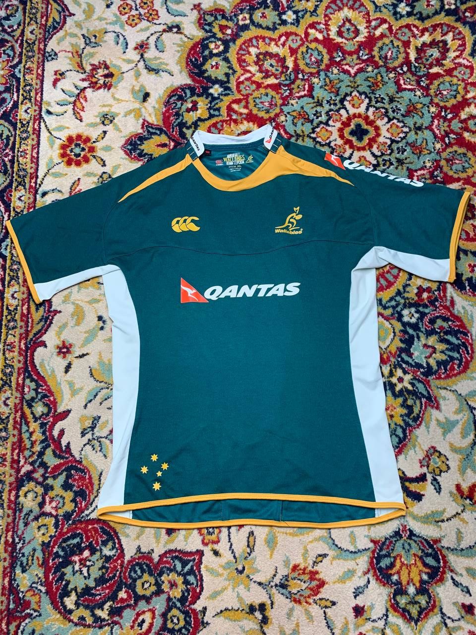 Vintage RUGBY UNION AUSTRALIA WALLABIES 2007/2009 TRAINING JERSEY Size US XL / EU 56 / 4 - 1 Thumbnail