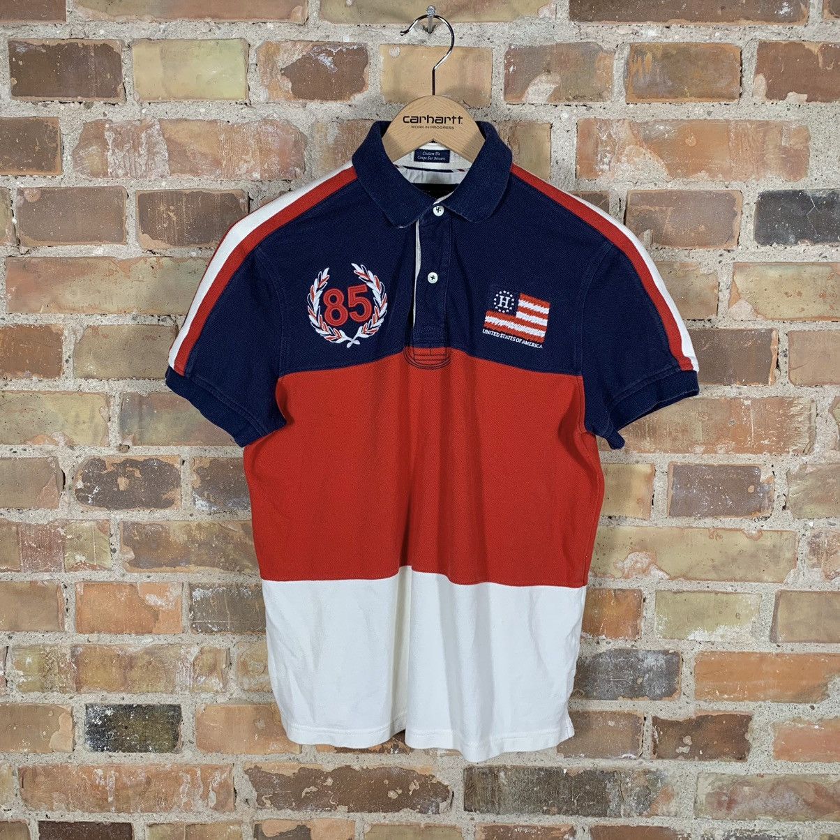 Tommy Hilfiger × Vintage Chief Keef Style Tommy Hilfiger Big Logo Polo Y2K Vintage Size US S / EU 44-46 / 1 - 2 Thumbnail