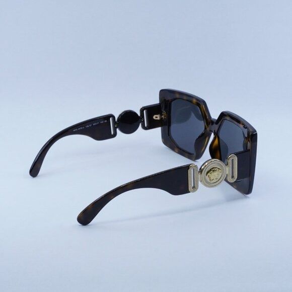 Versace Versace VE4478U 108/87 Sunglasses Havana Square Frame Size ONE SIZE - 6 Thumbnail