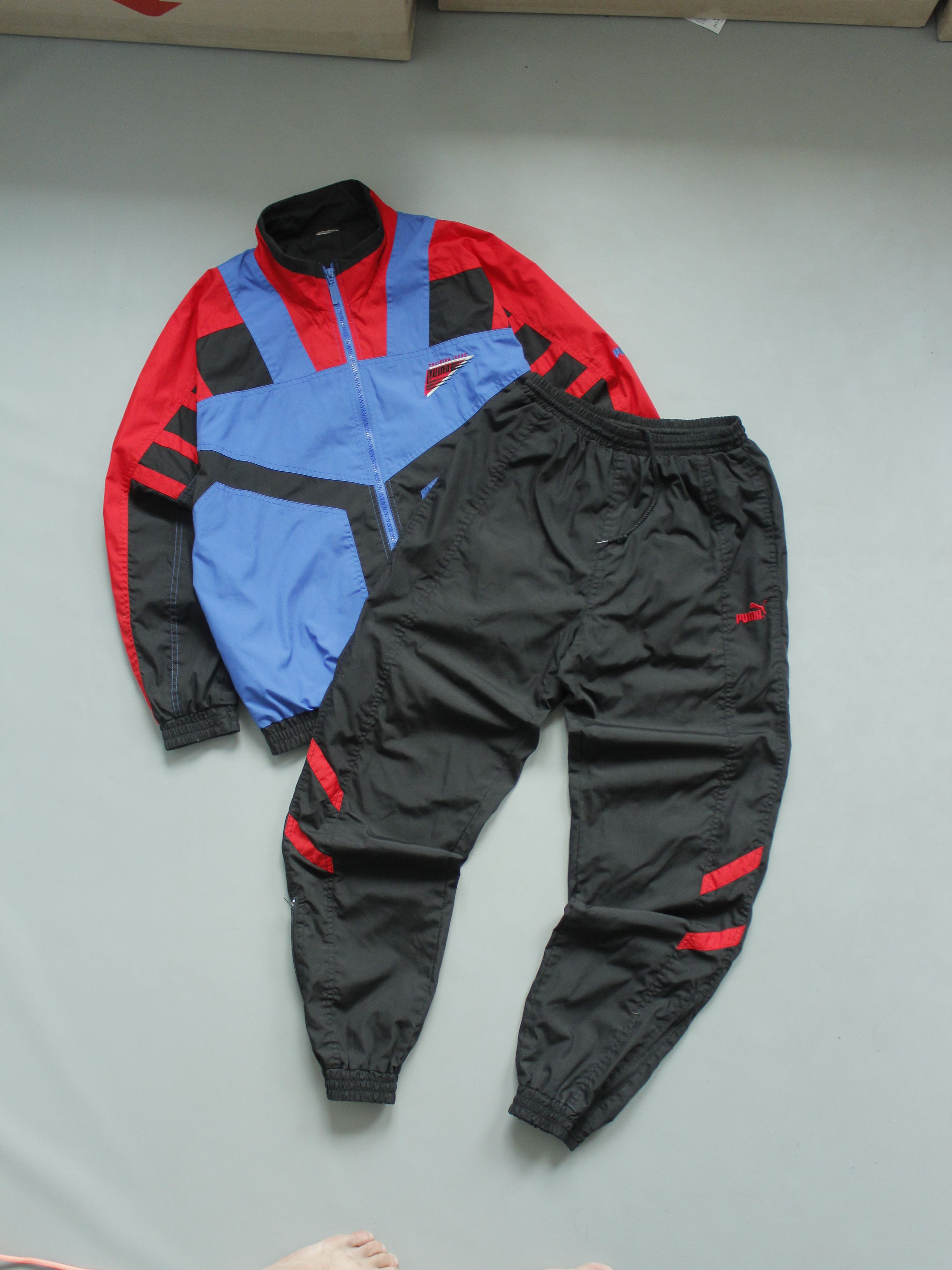 Puma × Vintage PUMA VINTAGE TRACKSUIT BLACK 80S 90S Size US M / EU 48-50 / 2 - 4 Thumbnail