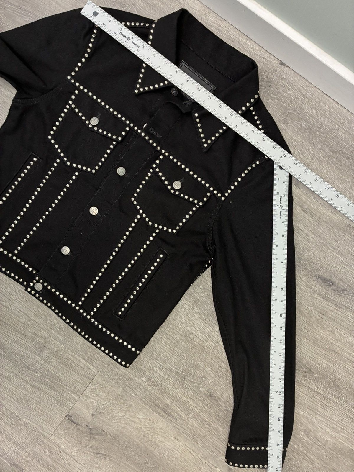 Blk Dnm Denim studded jacket 75 size EU 46 USA 36 medium Size US S / EU 44-46 / 1 - 15 Thumbnail