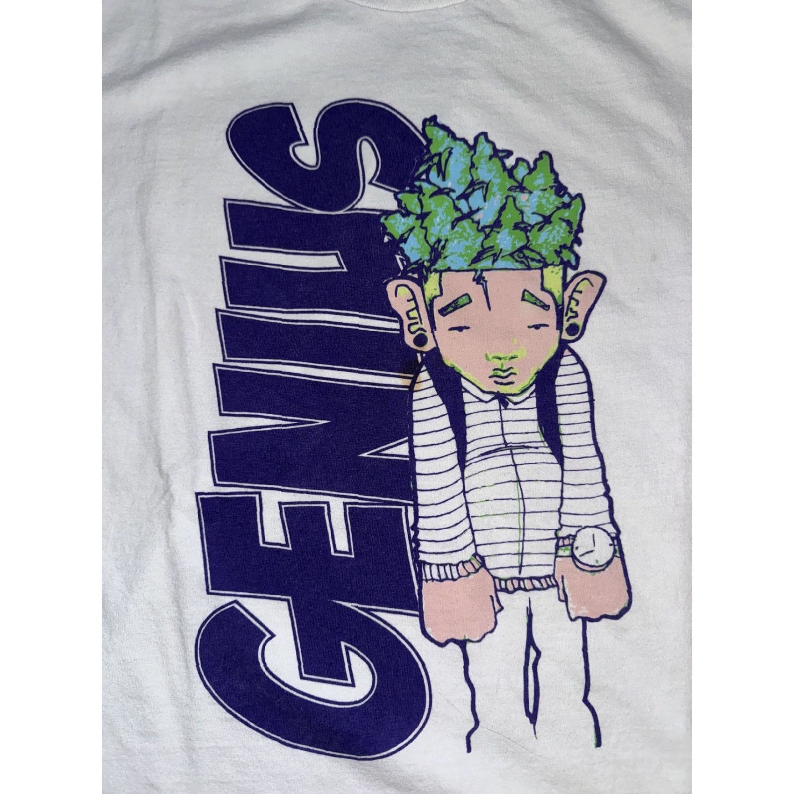 Vintage LFA Graffiti Character T-Shirt White Large Mens XXL? Wait. Size US L / EU 52-54 / 3 - 2 Thumbnail